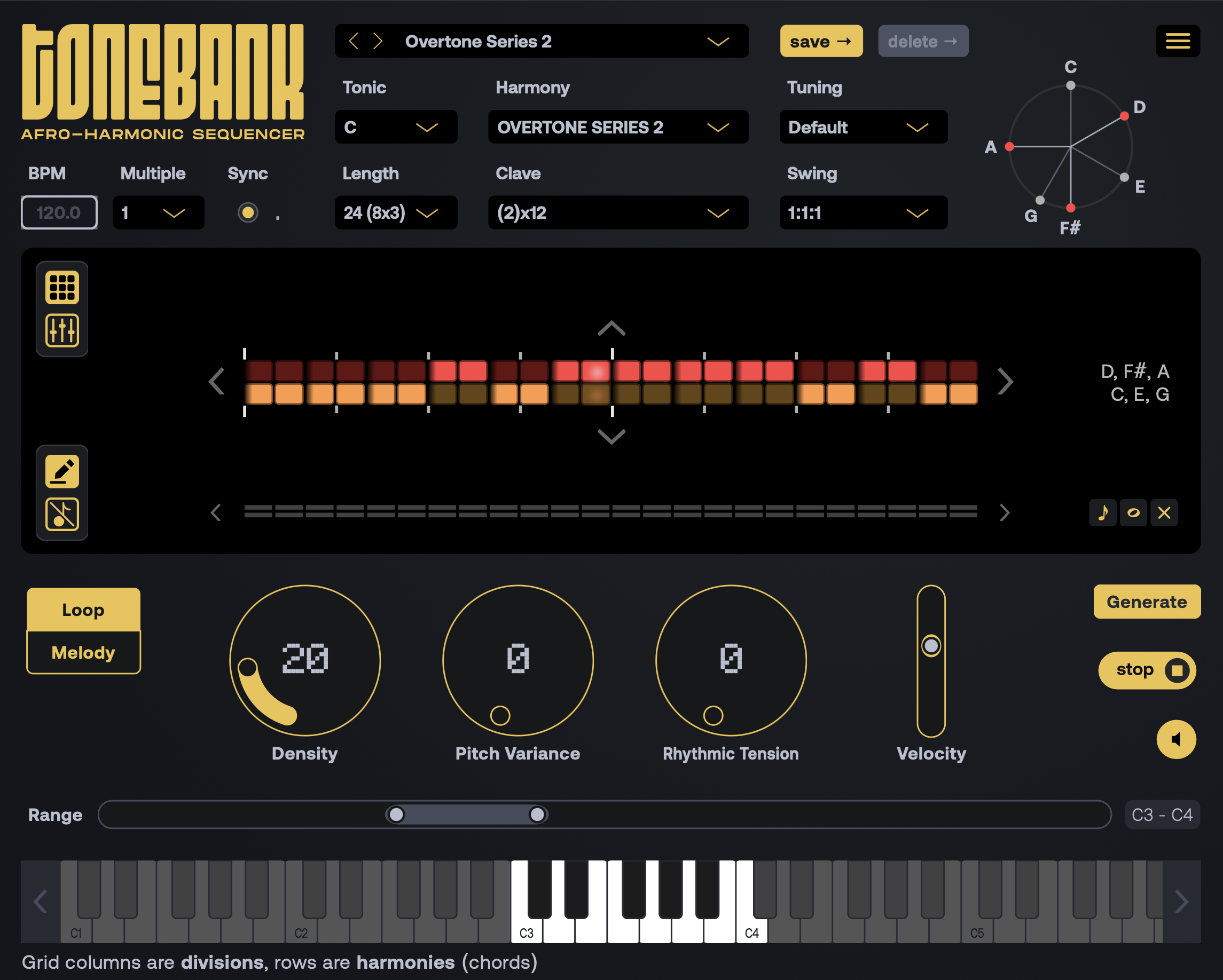 Tonebank yellow overtone
