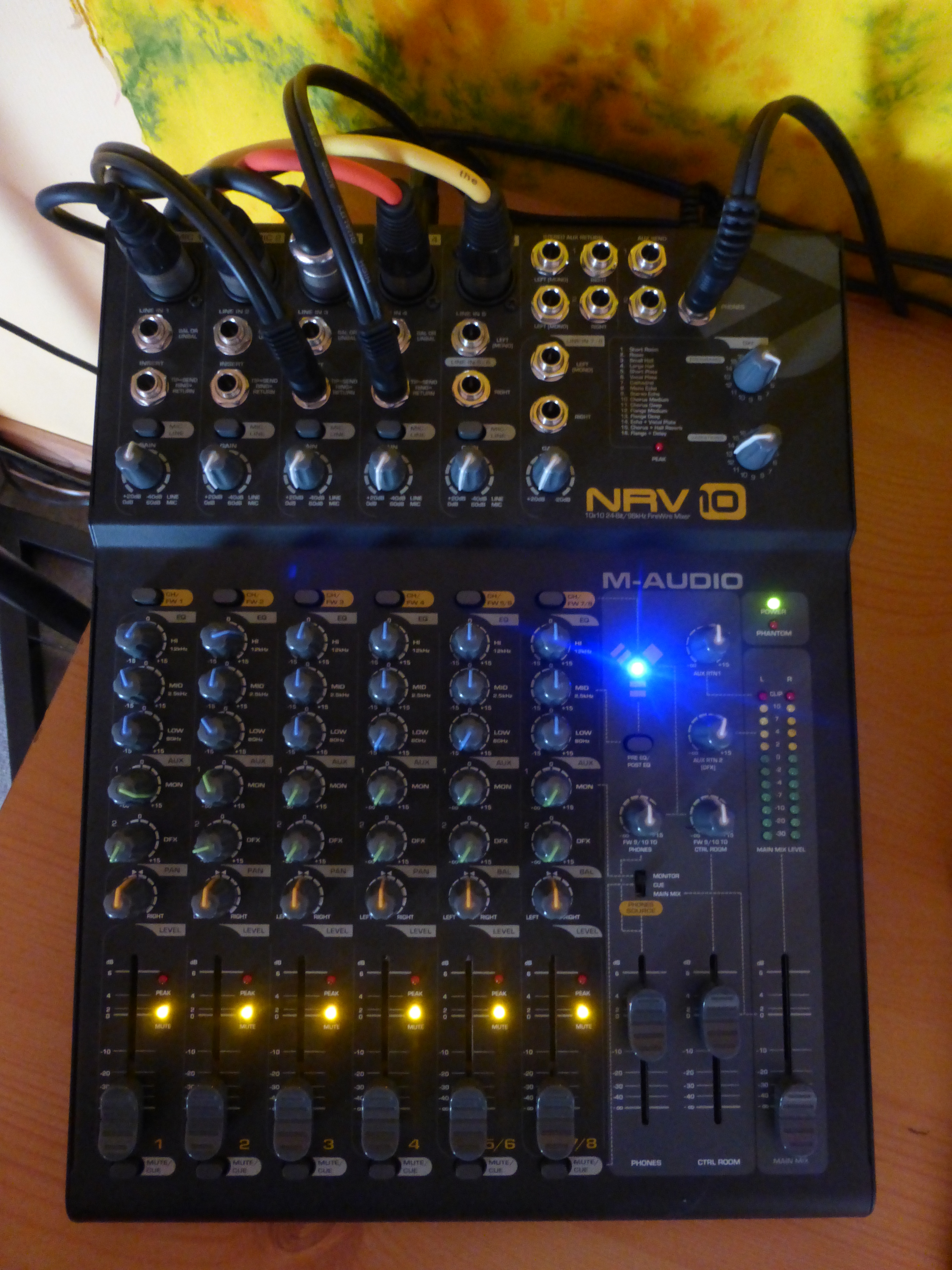 vend table de mix carte son fire wire MAUDIO NRV 10