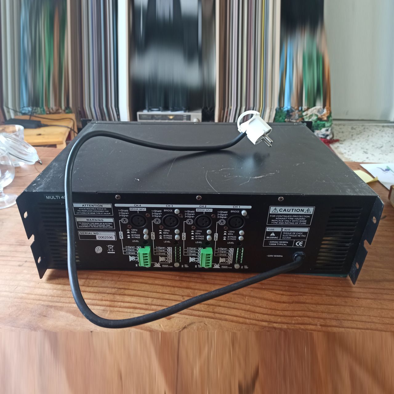 Audiopole Multi 400 Ampli 4 voies 4/8 ohm ou 100 volt