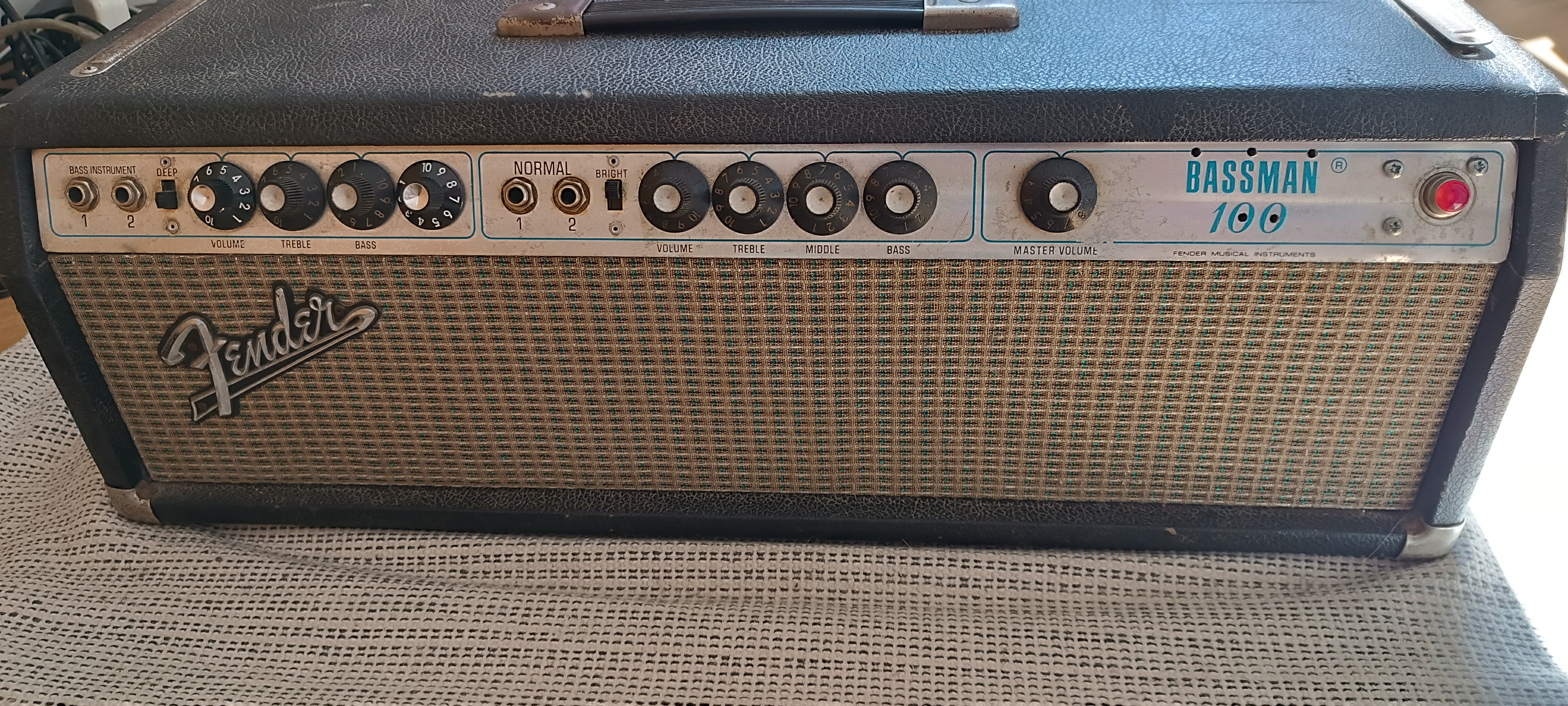 Fender Bassman silverface 100 de 1972