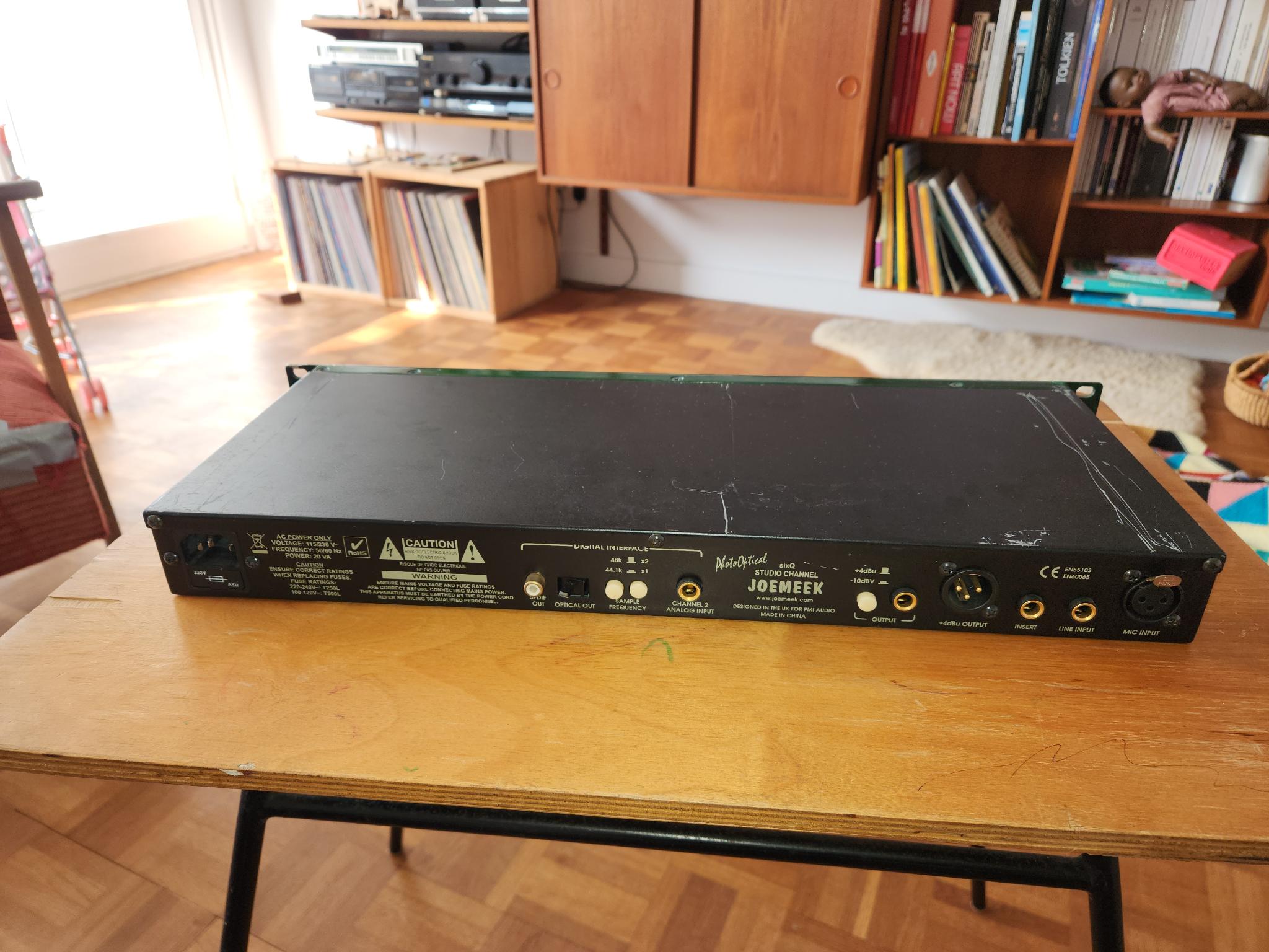Vends tranche JoeMeek 6Q (eq, compresseur...)