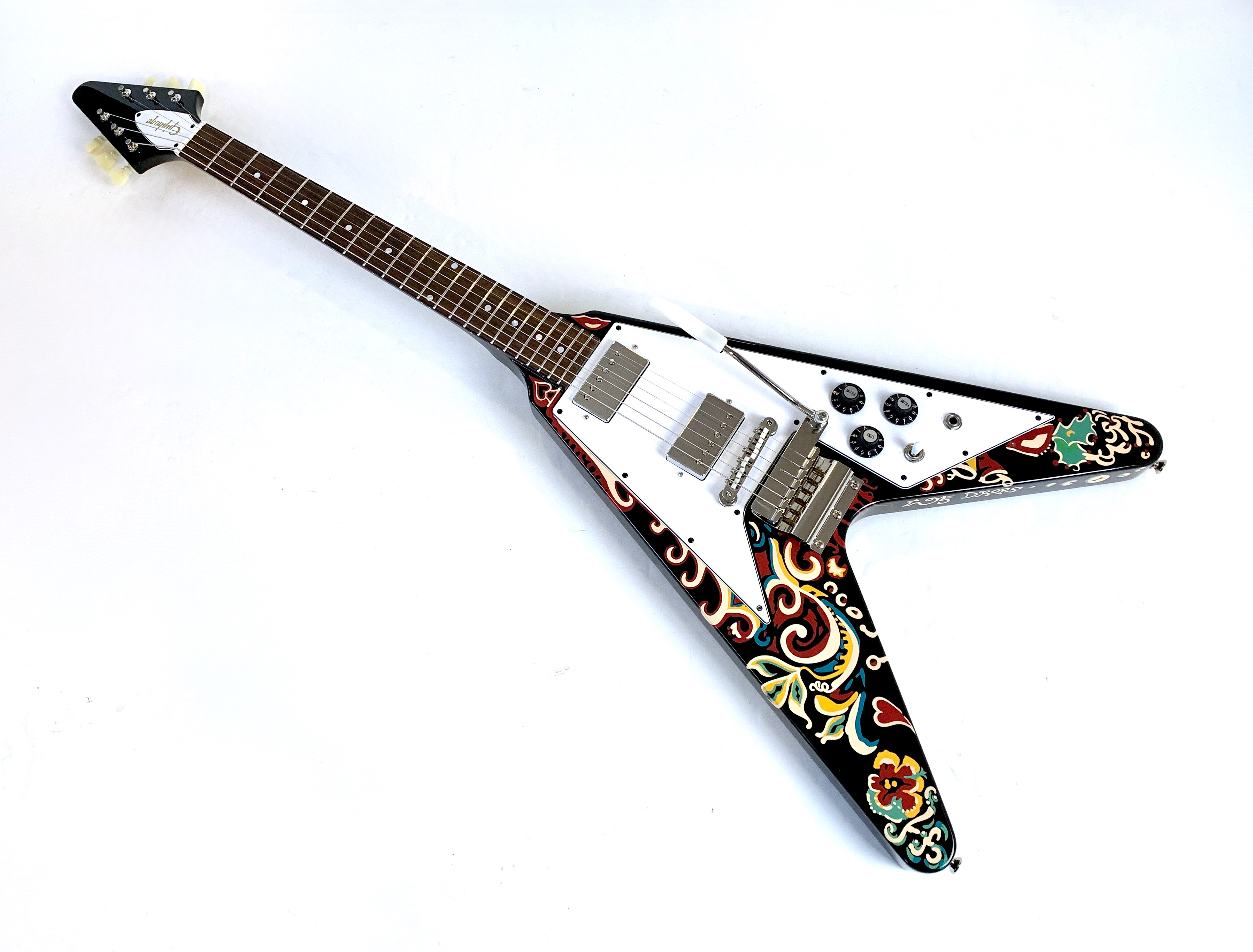 Epiphone Inspired by Gibson Custom Jimi Hendrix "Love Drops" Flying V (13038)