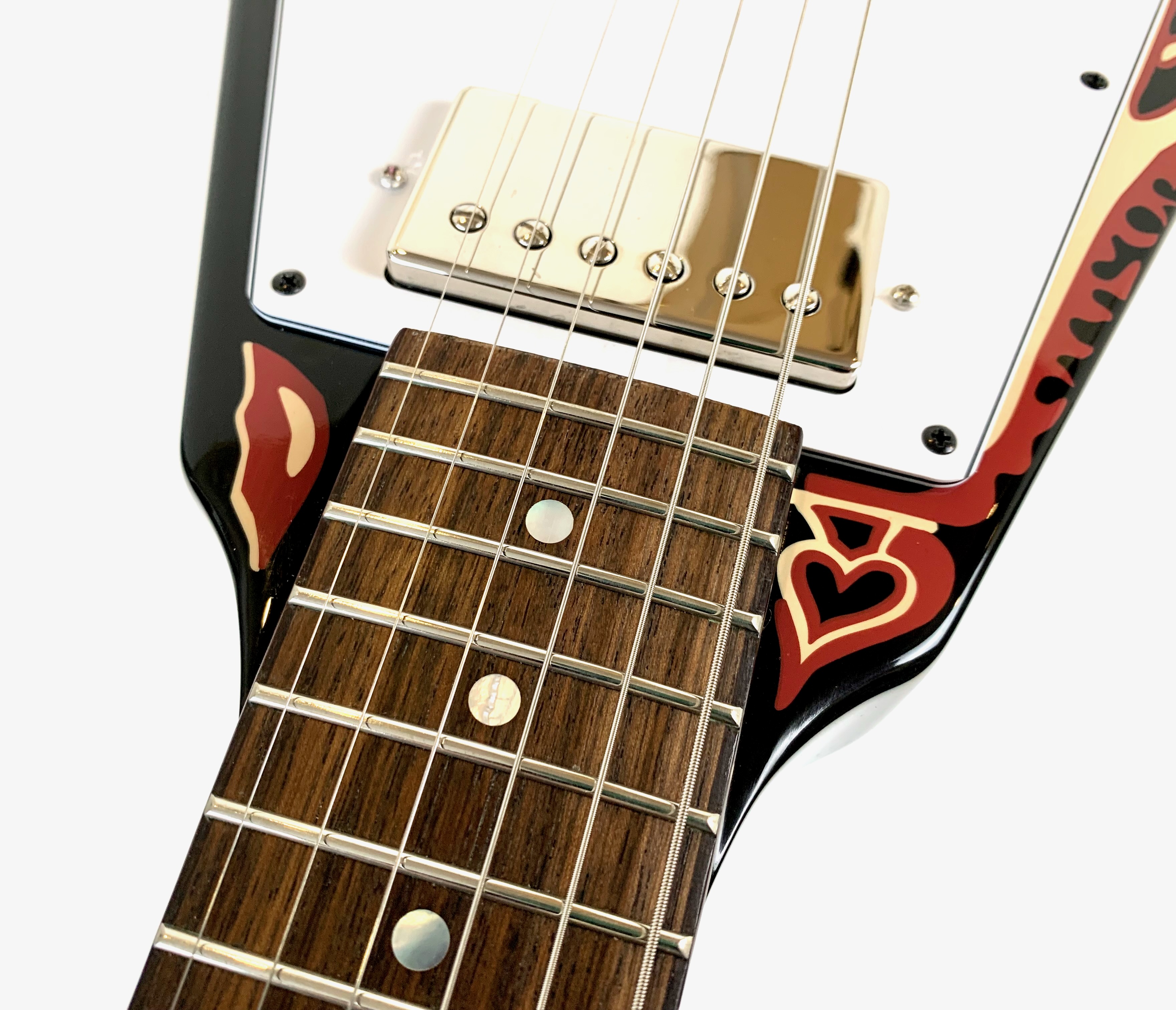 Epiphone Inspired by Gibson Custom Jimi Hendrix "Love Drops" Flying V (16862)
