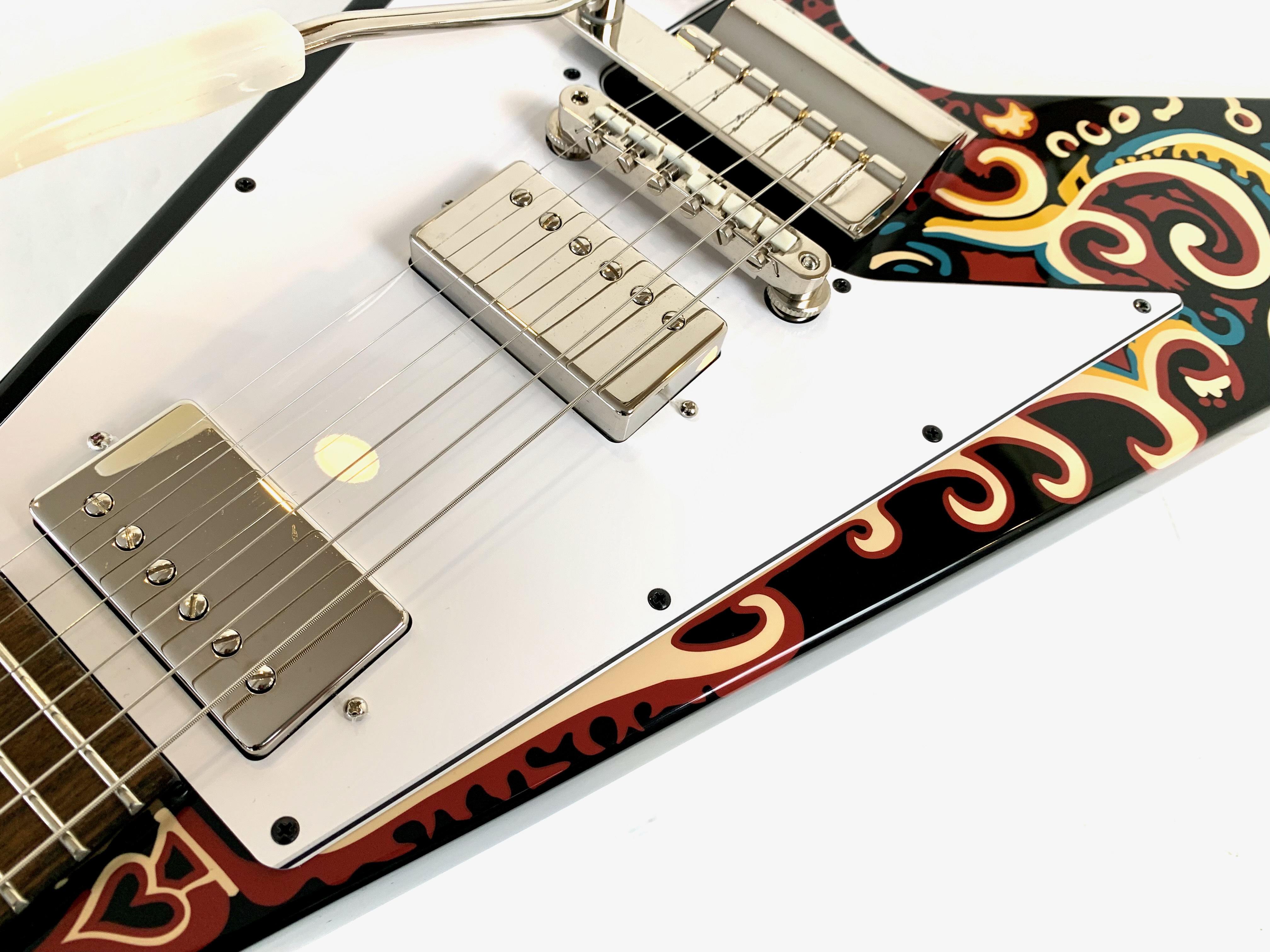 Epiphone Inspired by Gibson Custom Jimi Hendrix "Love Drops" Flying V (85176)