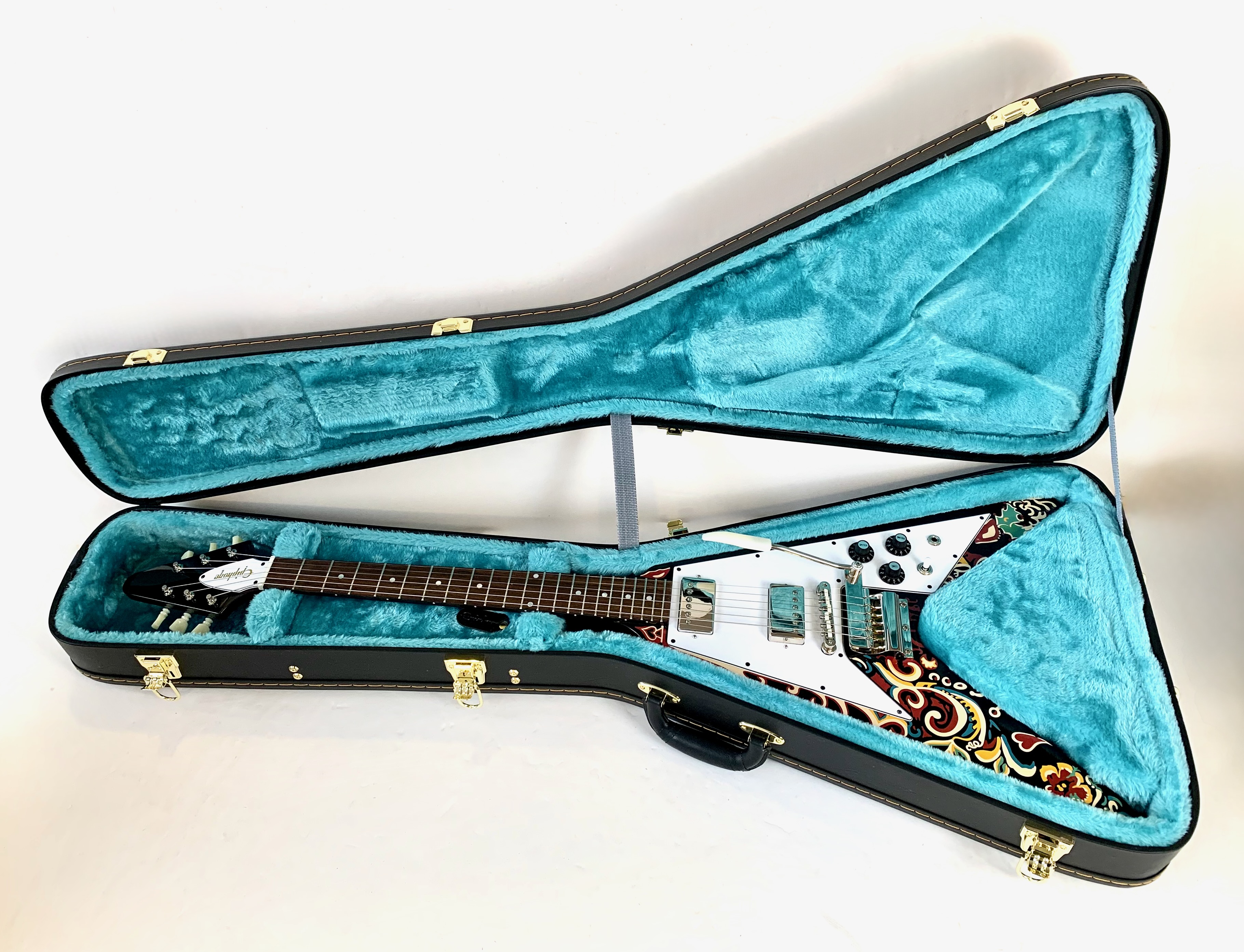Epiphone Inspired by Gibson Custom Jimi Hendrix "Love Drops" Flying V (50869)