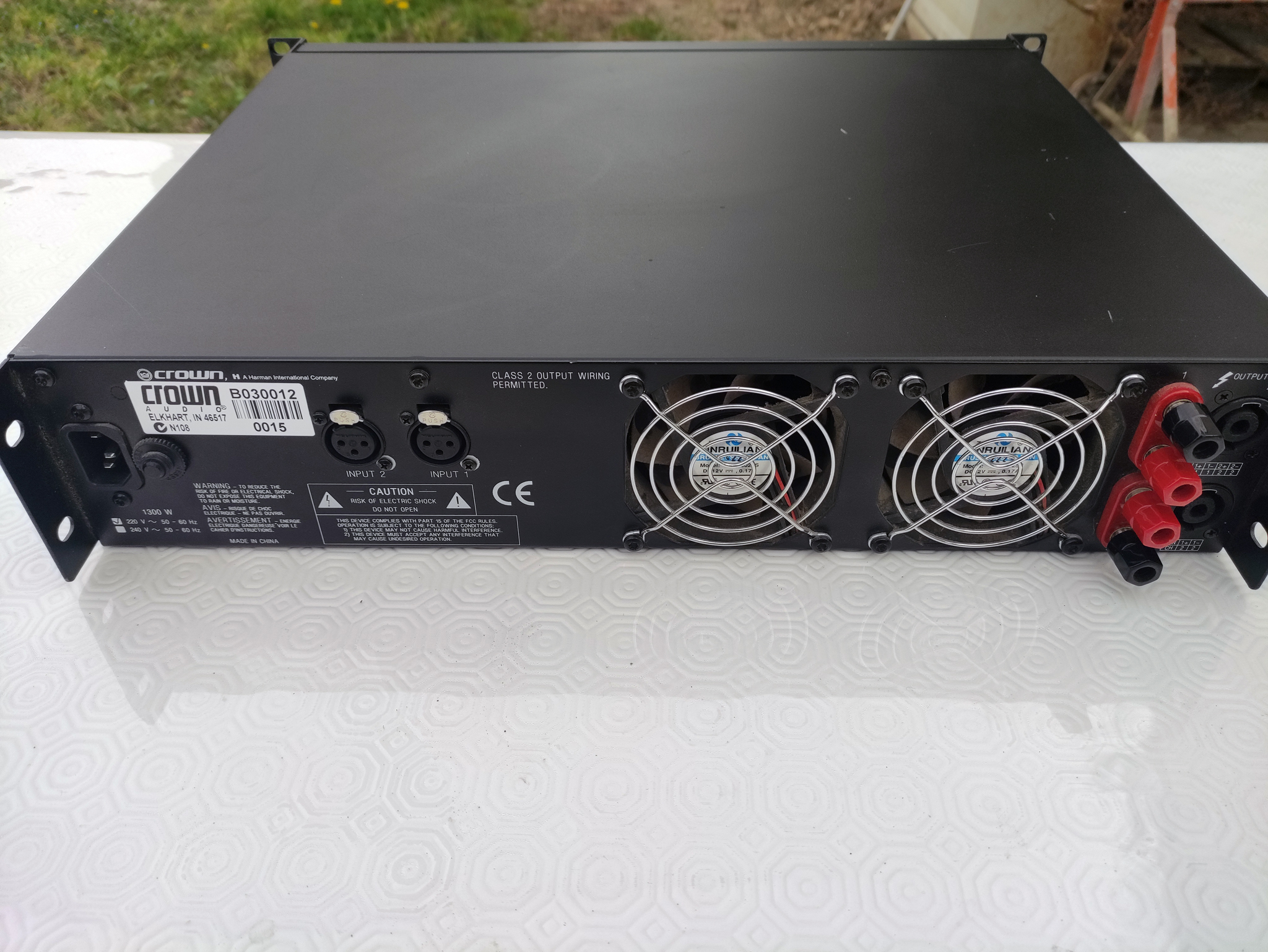 Amplificateur audio de sonorisation CROWN XLS202.