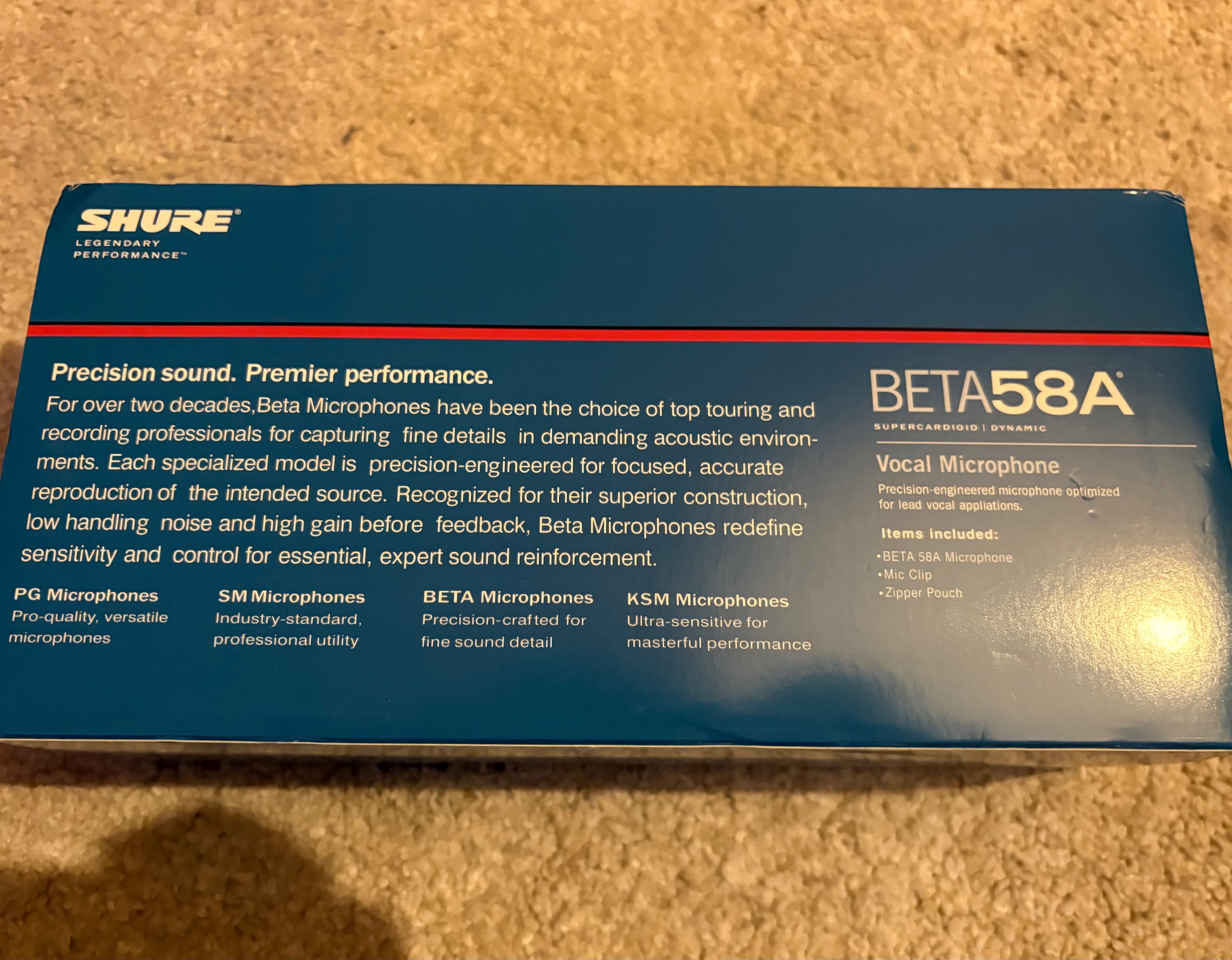 Shure Beta 58A (76414)