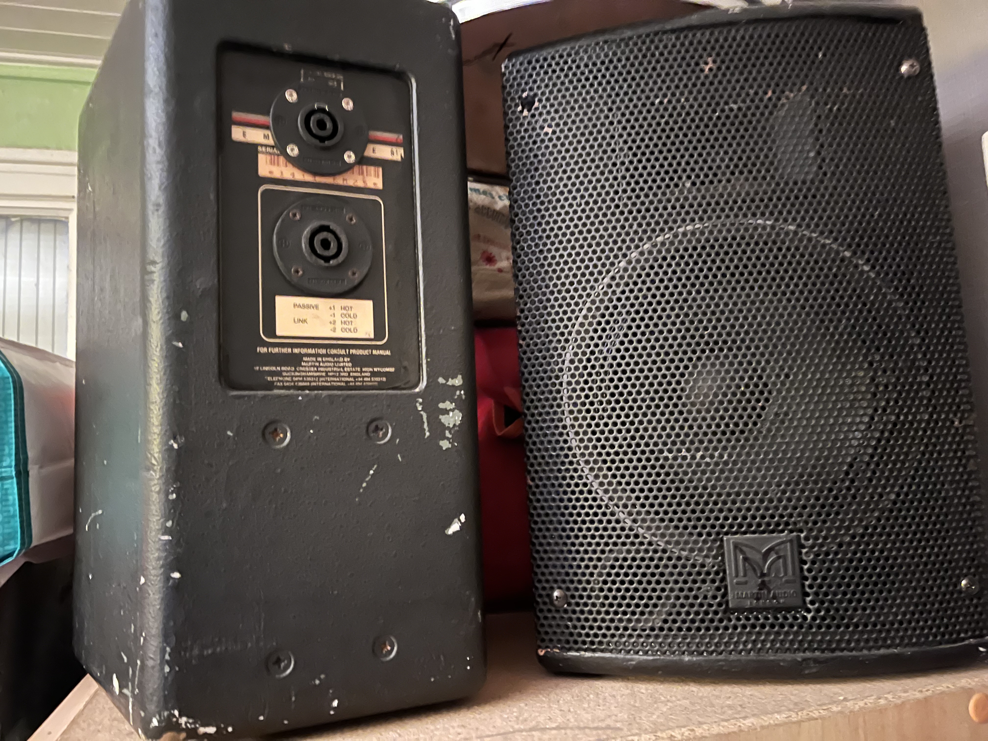 Enceintes passives Martin audio 