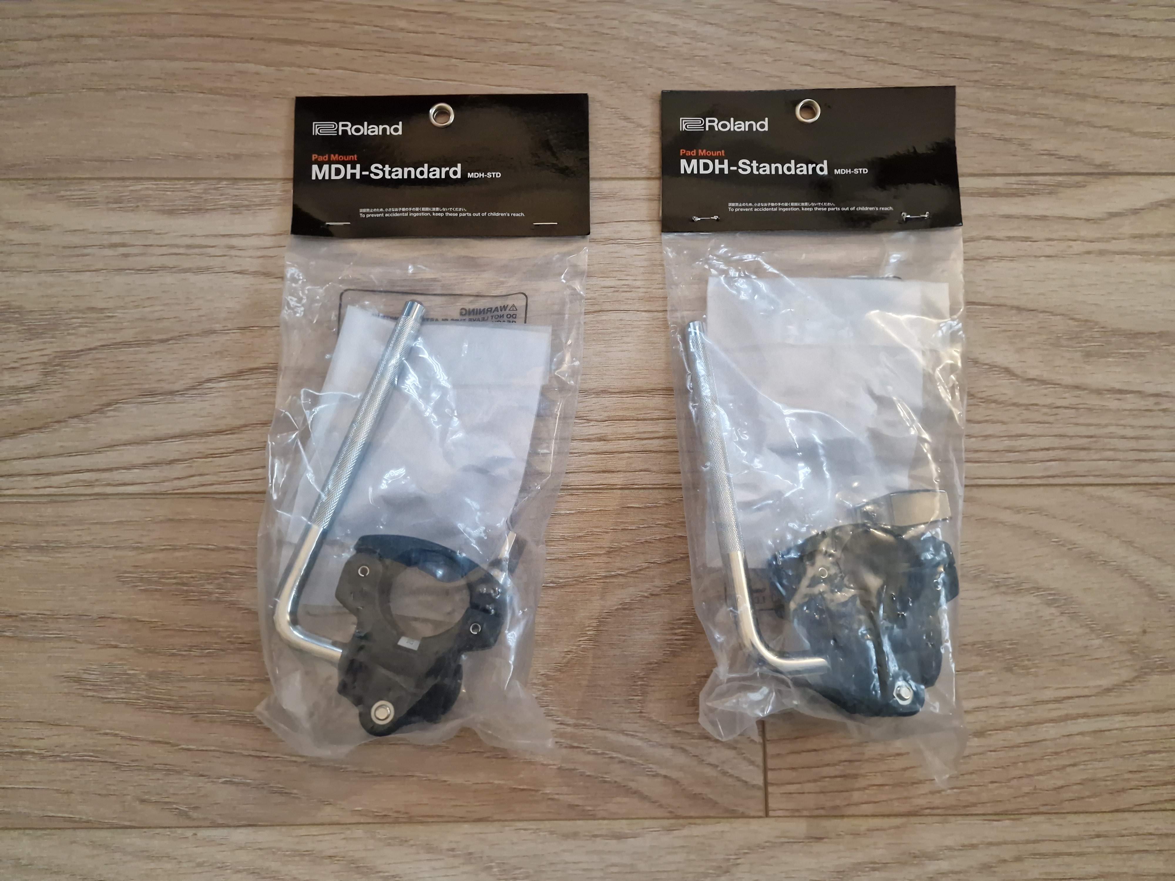 Vends lot de 2 supports de pads Roland MDH-STD pour batterie électronique V-Drums (NEUFS)