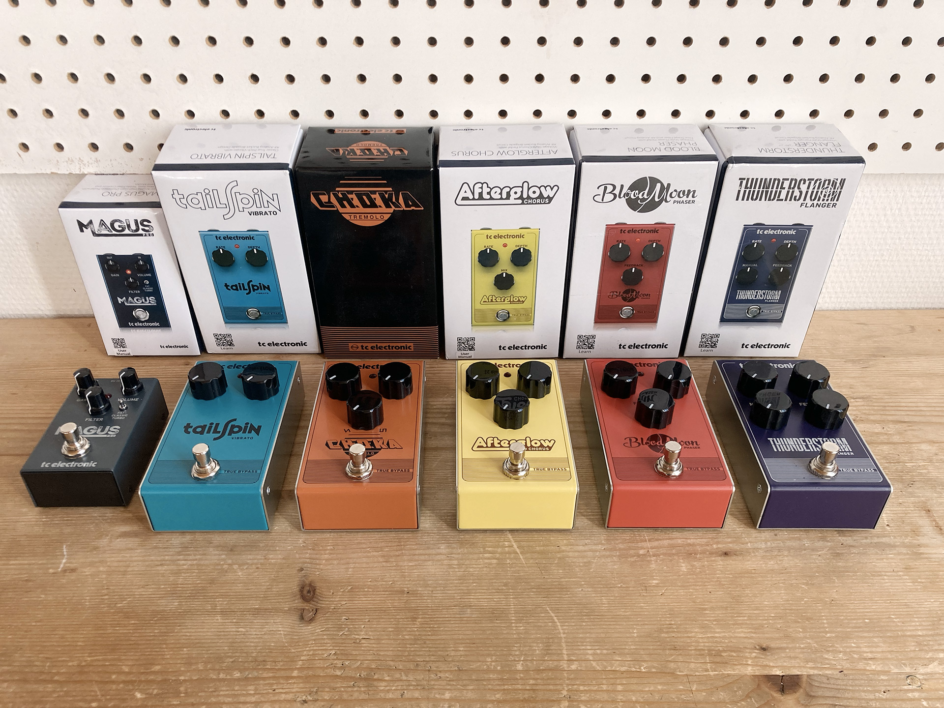 Lot 6 pédales analogiques TC Electronic