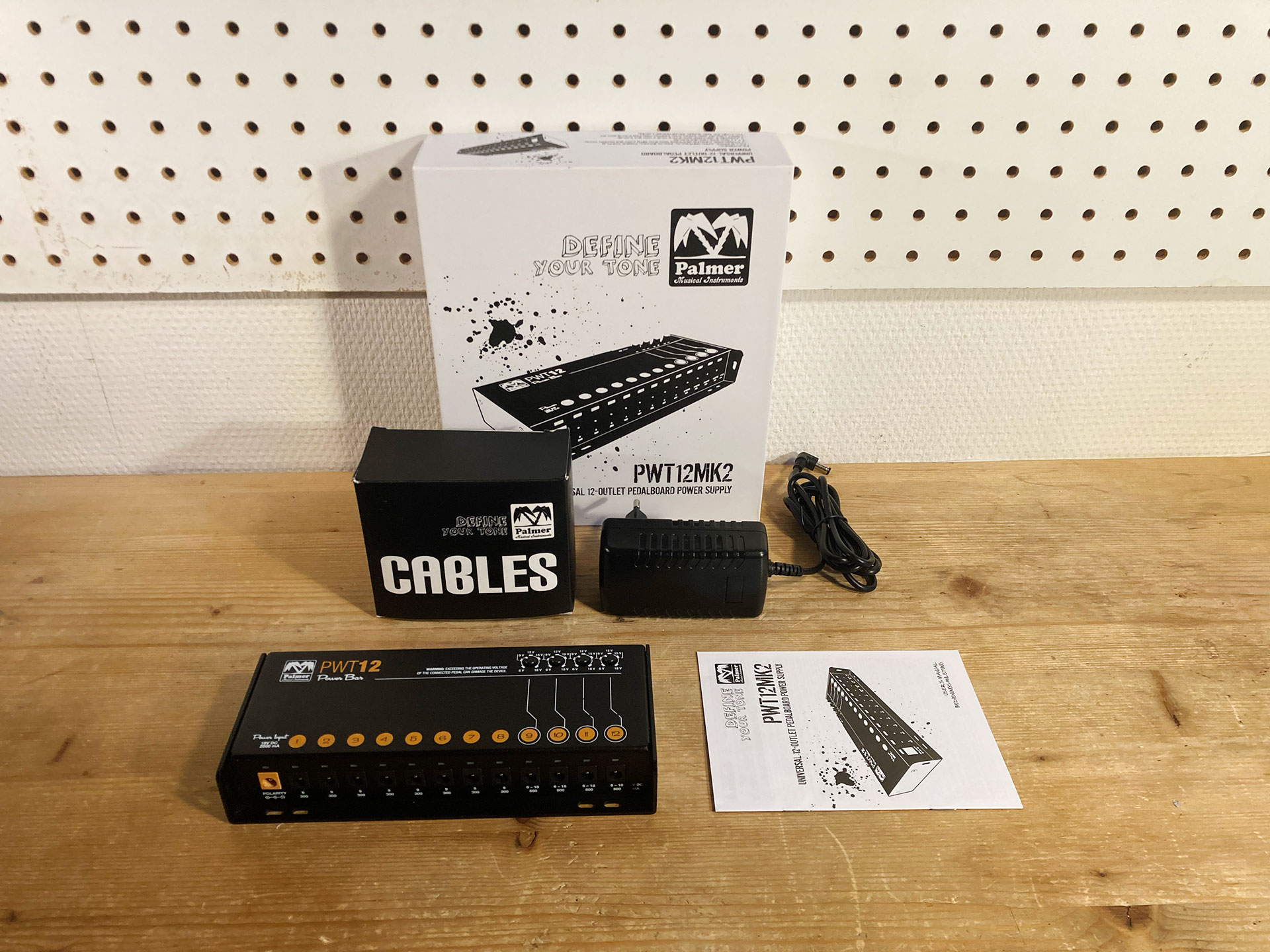 Palmer PWT12 MKII - alimentation pedalboard
