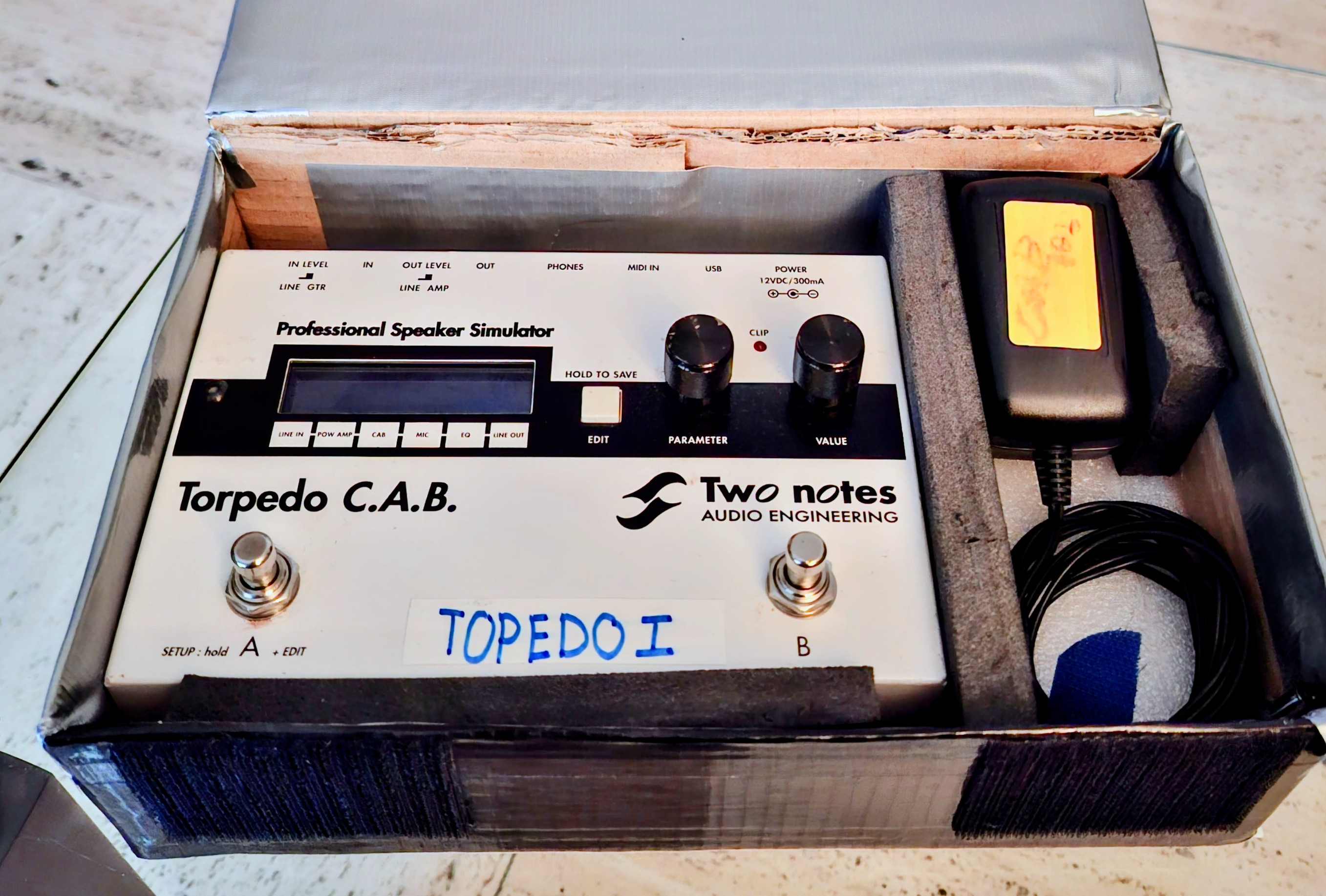 TORPEDO CAB TWO NOTES 