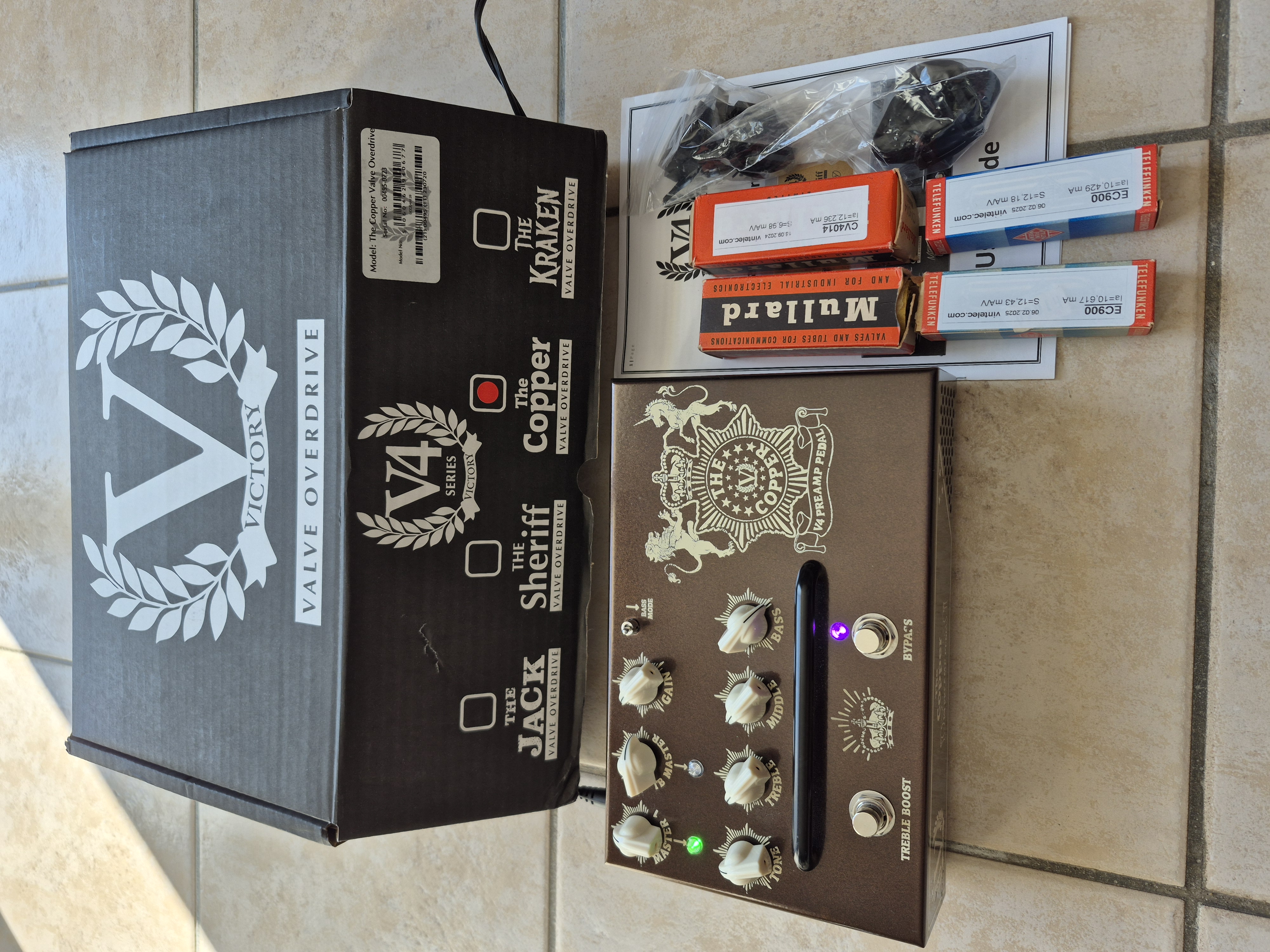 VENDS V4 VICTORY THE COPPER PREAMP