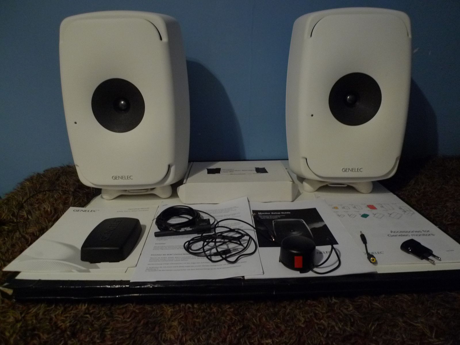 Genelec 8351A 3-Way Powered Coaxial Studio Monitor (Pair) White