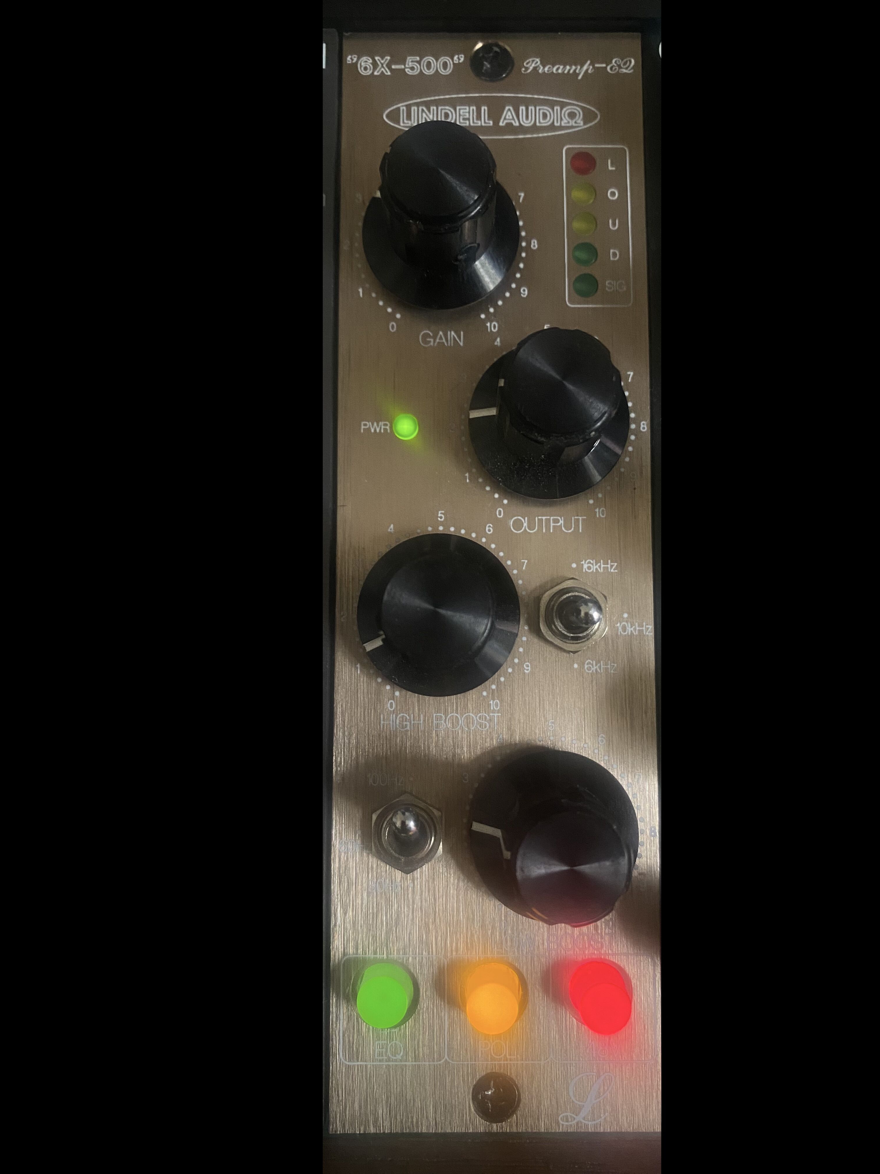Vends préamp Eq LINDELL 6X-500