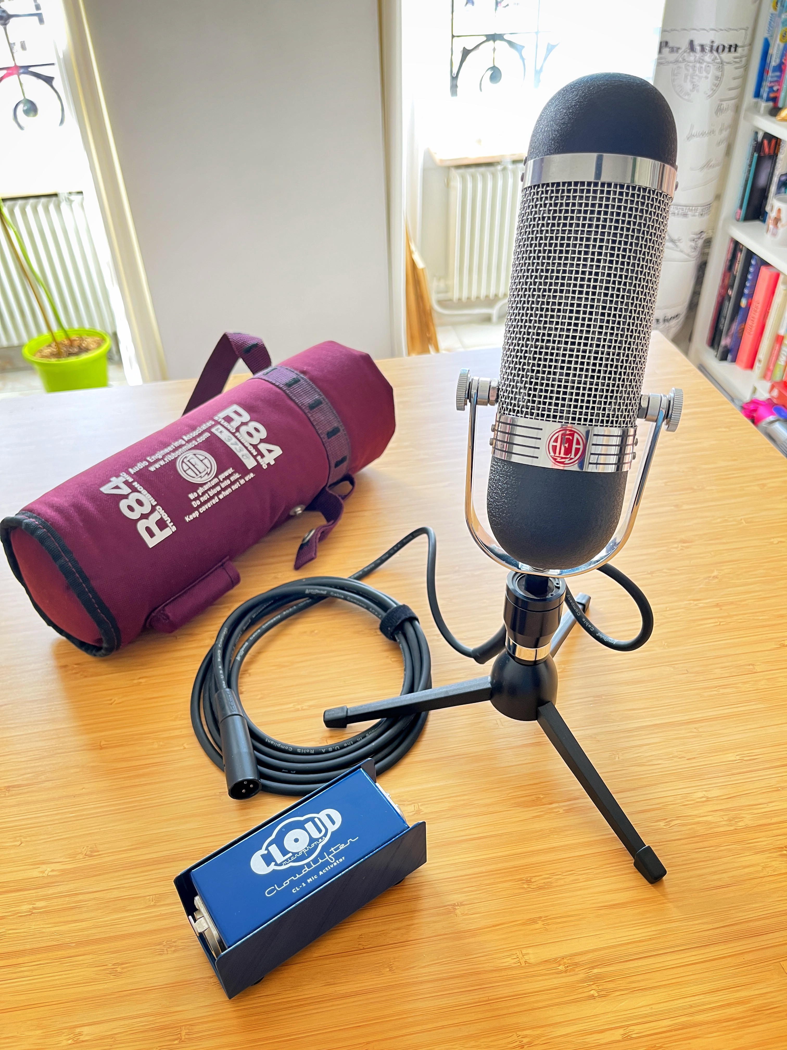 Micro à ruban AEA R84 + Cloudlifter CL-1