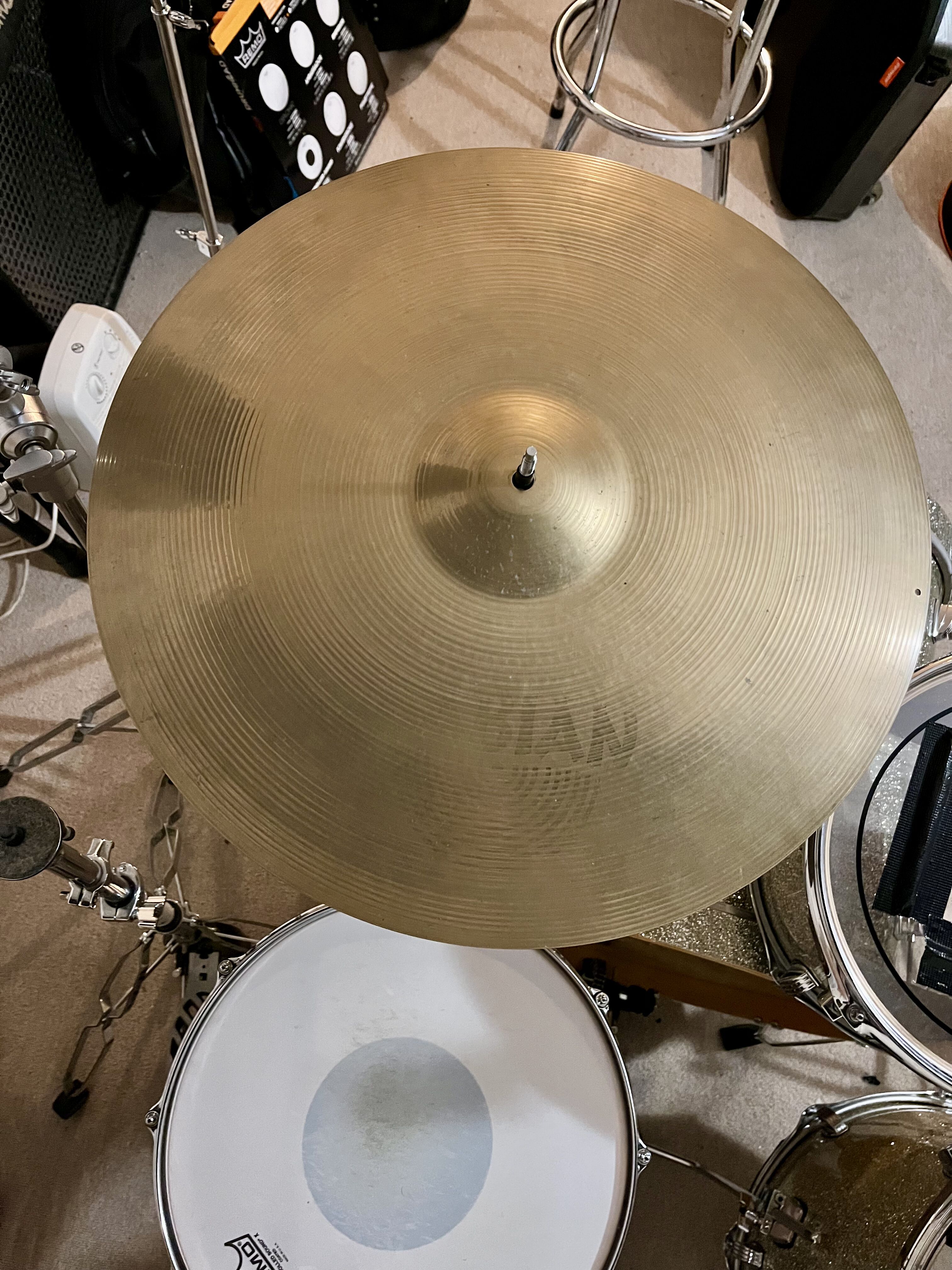 cymbale ride sabian rock 22