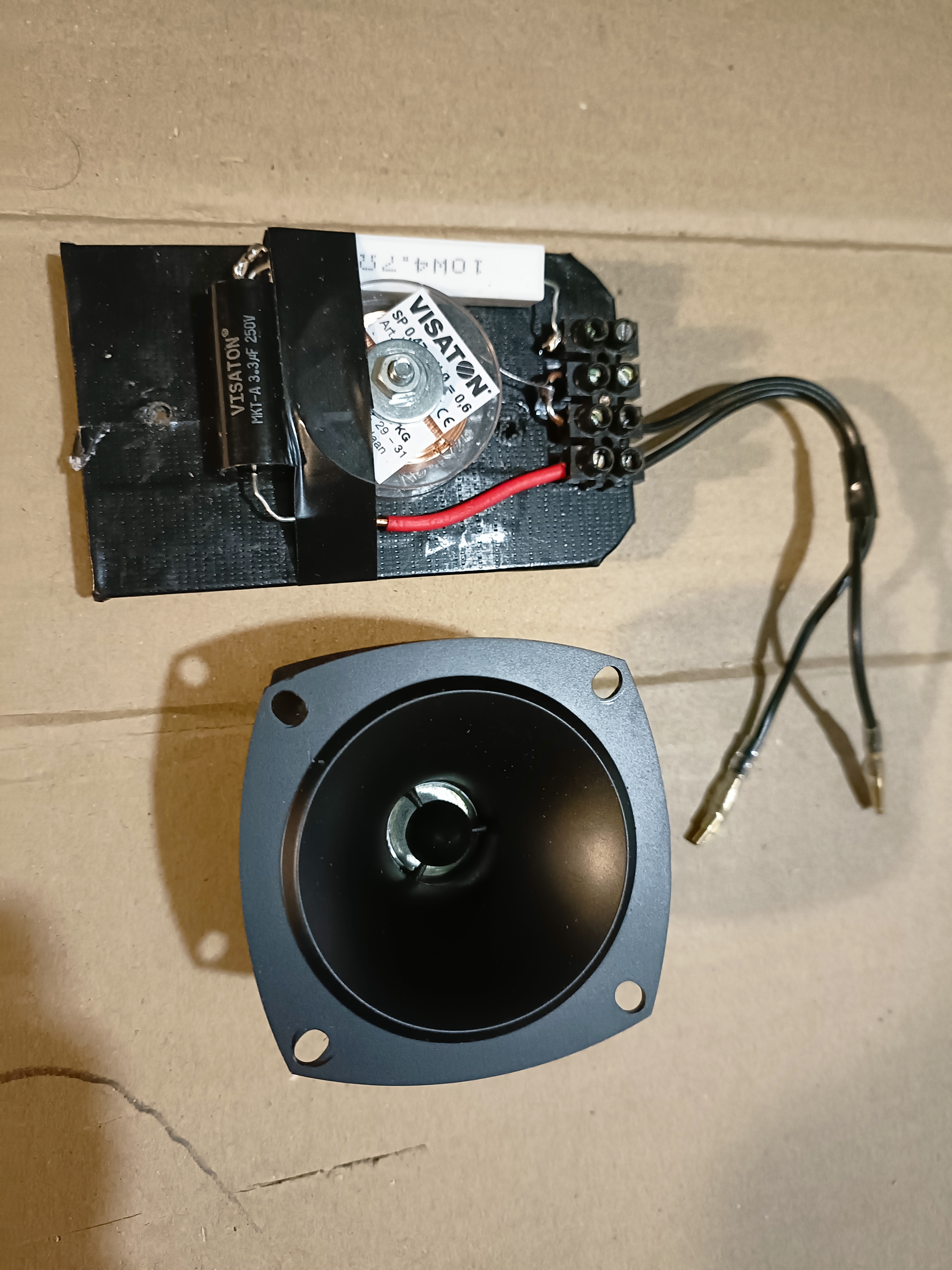 Tweeter MONACOR HT30 + filtre