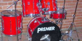 Premier XPK ruby red 1993 (drum set / set de batterie)
