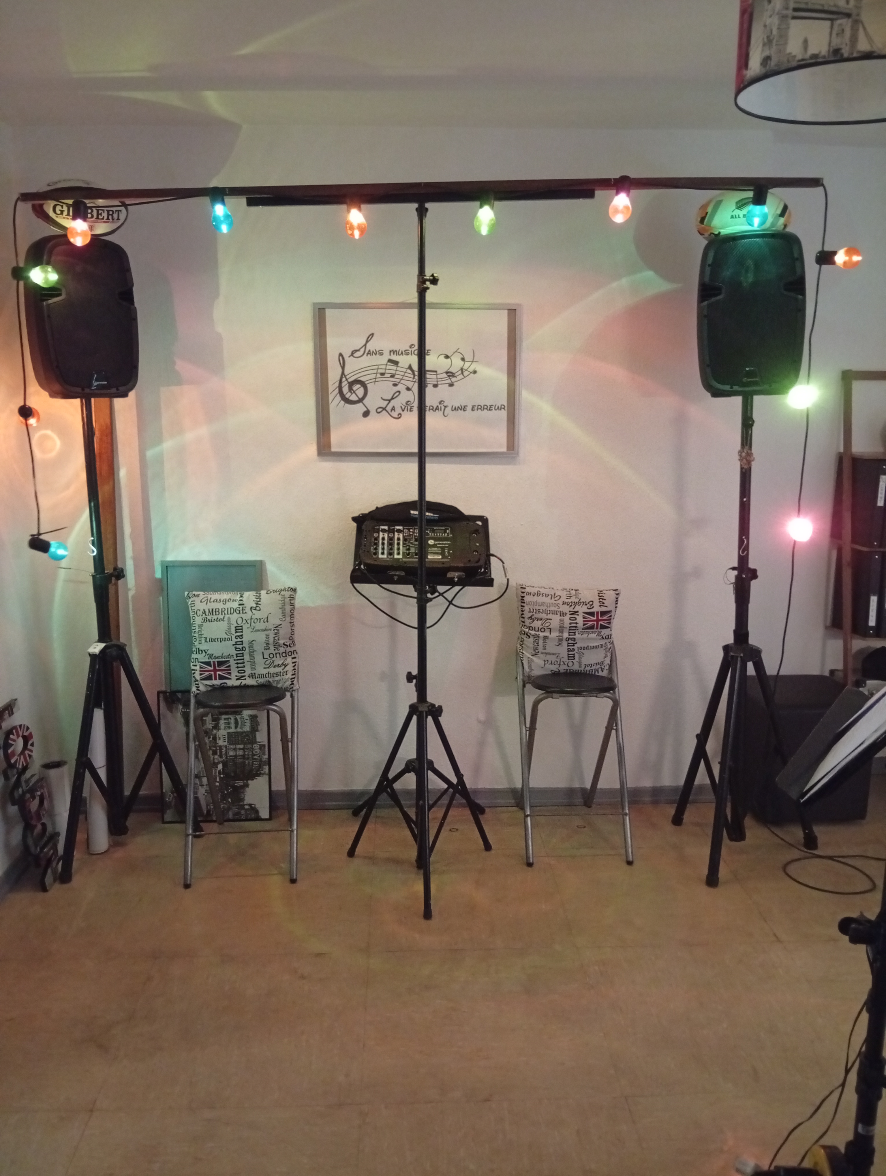 vend stand pour jeux lumieres et guirlande leds éclairage ambiance 