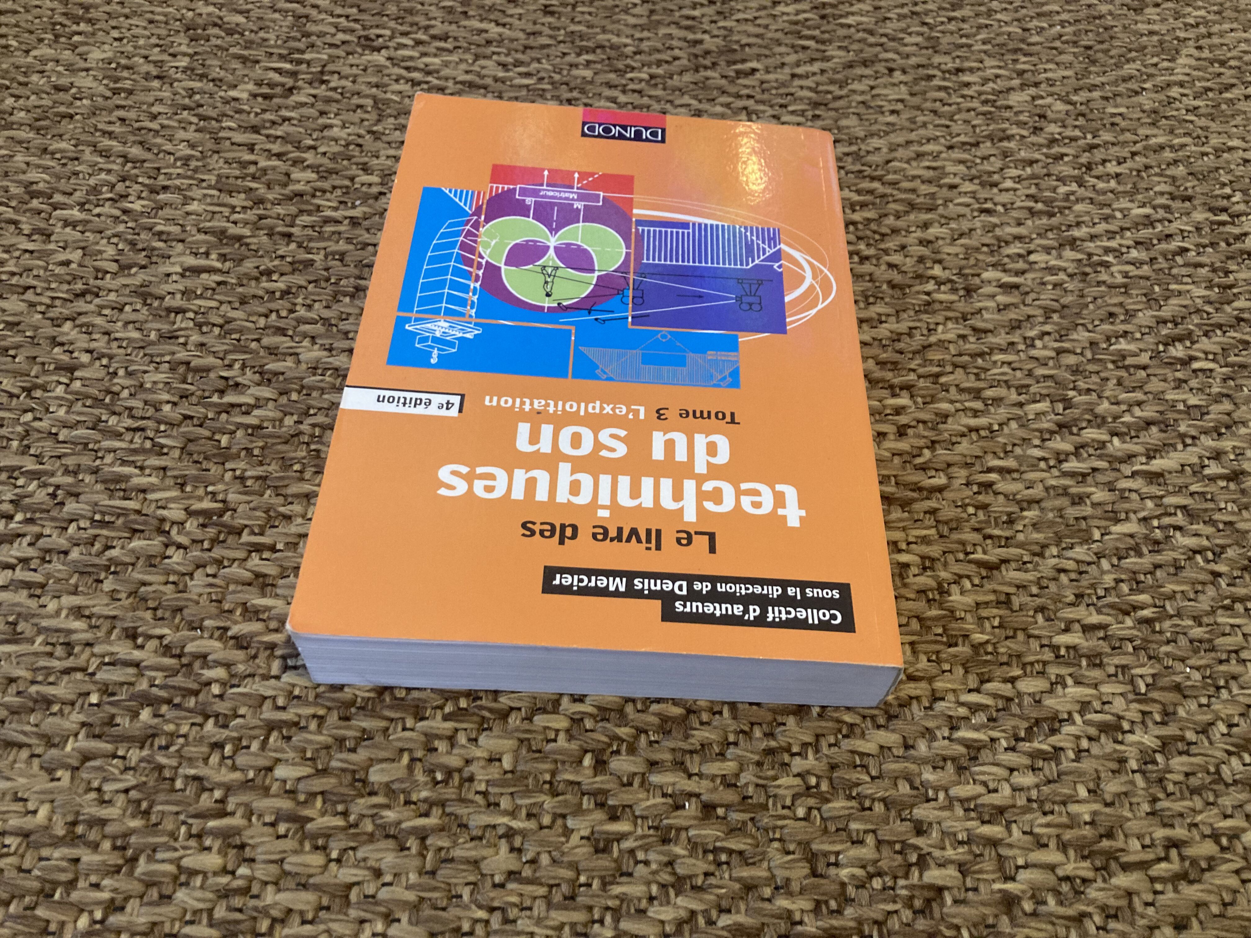 Dunod Le livre des techniques du son (Tome 3) (32443)