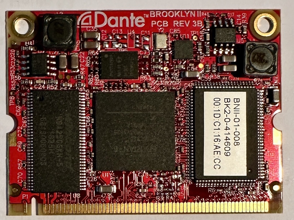 Carte Dante Audinate Brooklyn II