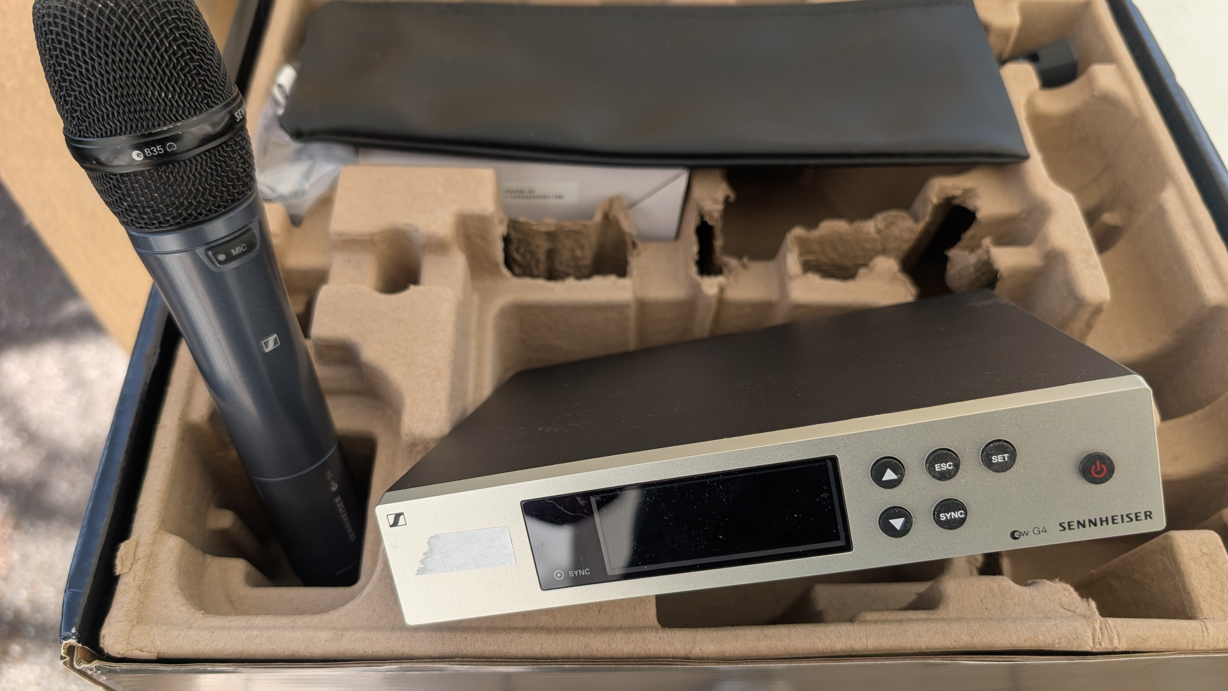 Vend micro hf Sennheiser em100 g4 avec micro main capsule e835 