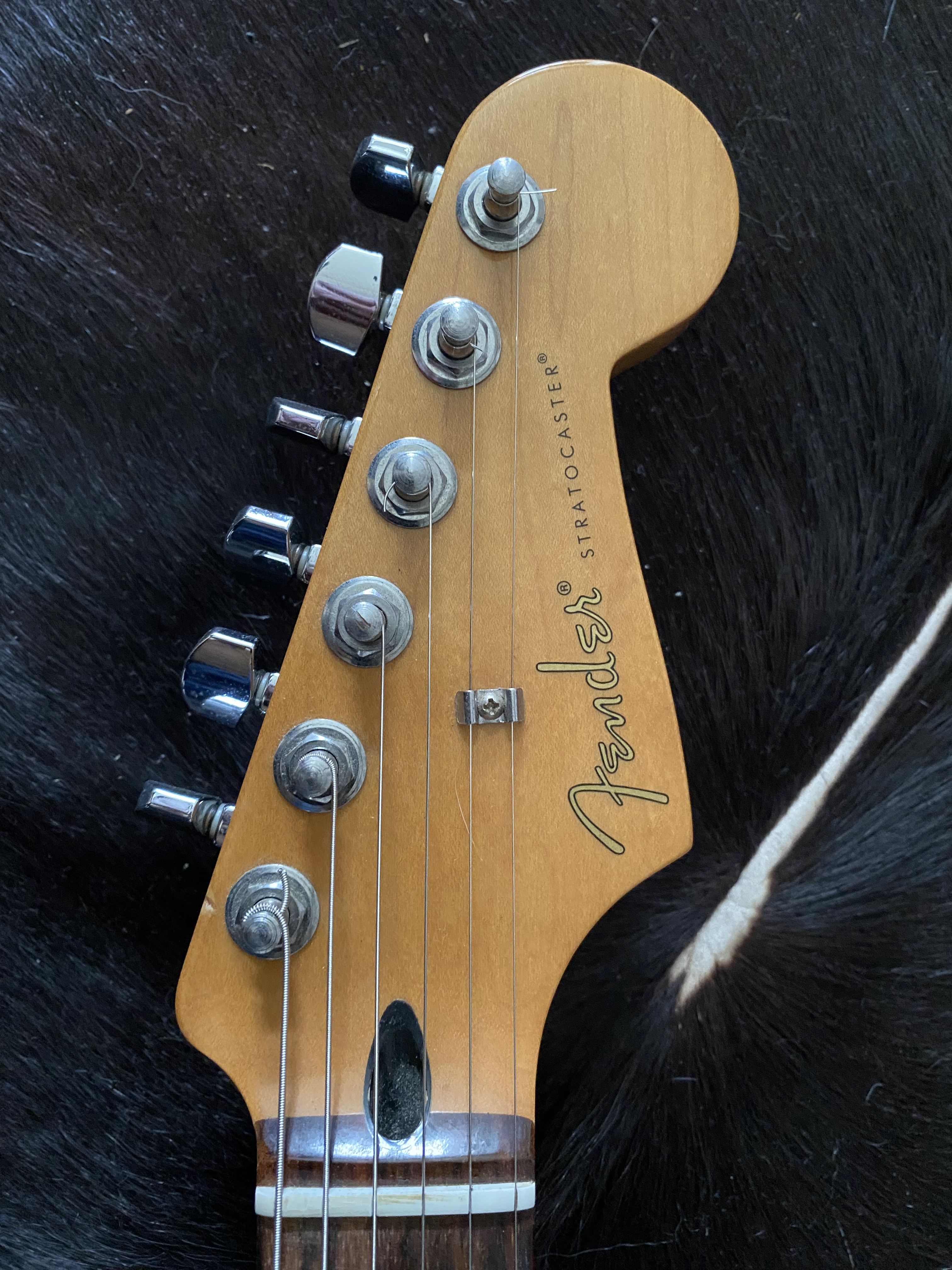 Fender strat blacktop 