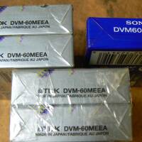 DV cassettes Vidéo 4 x TDK DV60 1 x Sony DV60