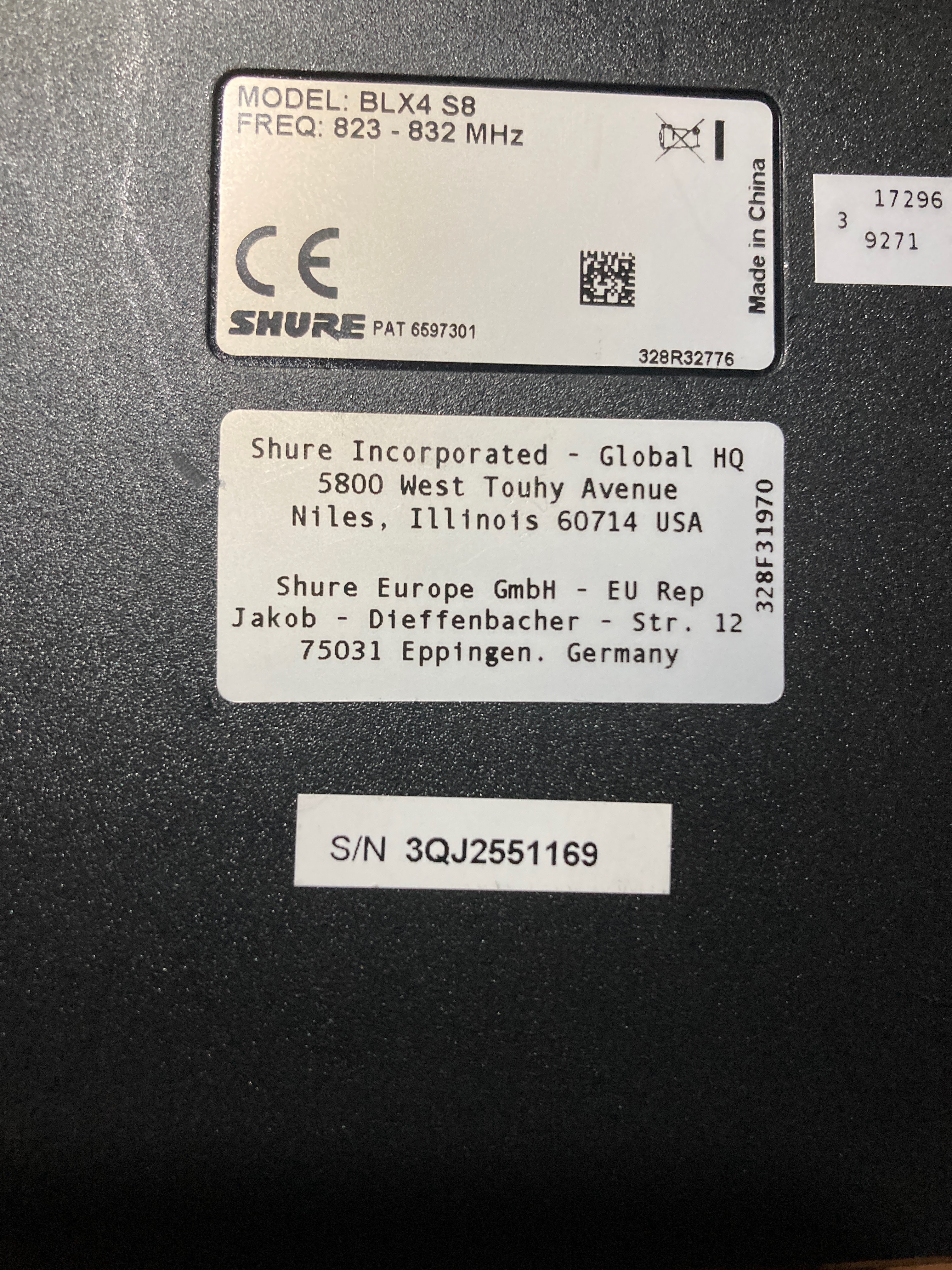 Shure BLX4 (78602)