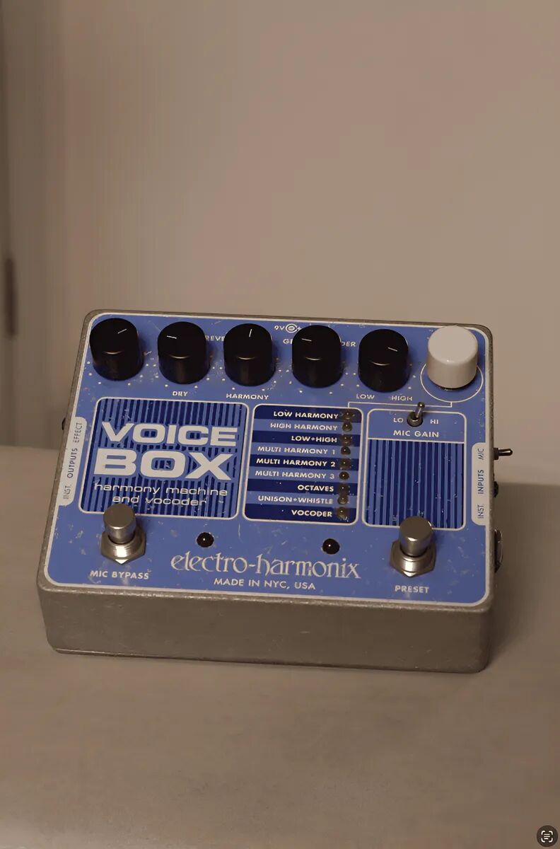 Electro-Harmonix Voice Box – pédale vocoder et harmoniseur