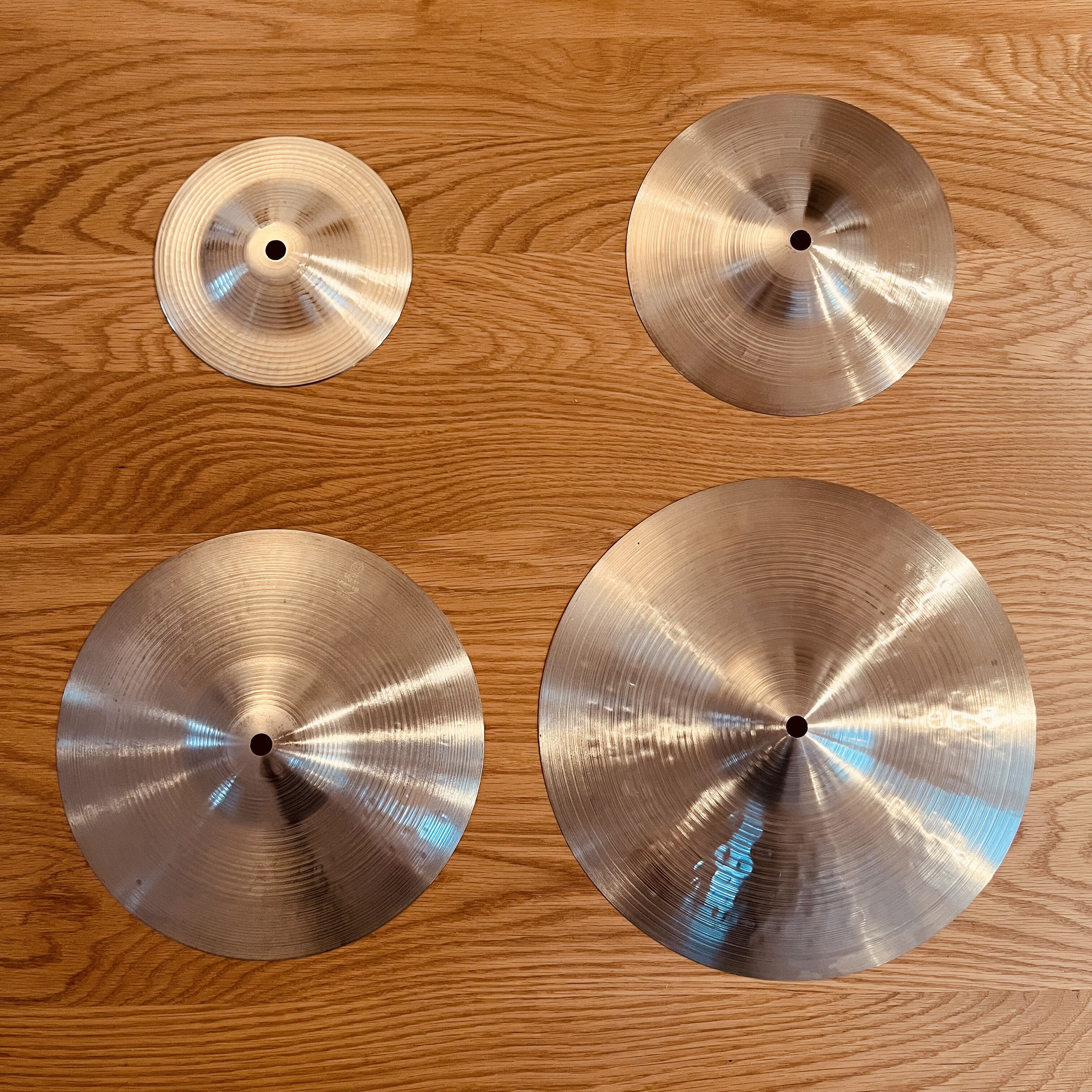 Zildjian K Splash Set – 6” / 8” / 10” / 12” – USA Star Stamp 90s