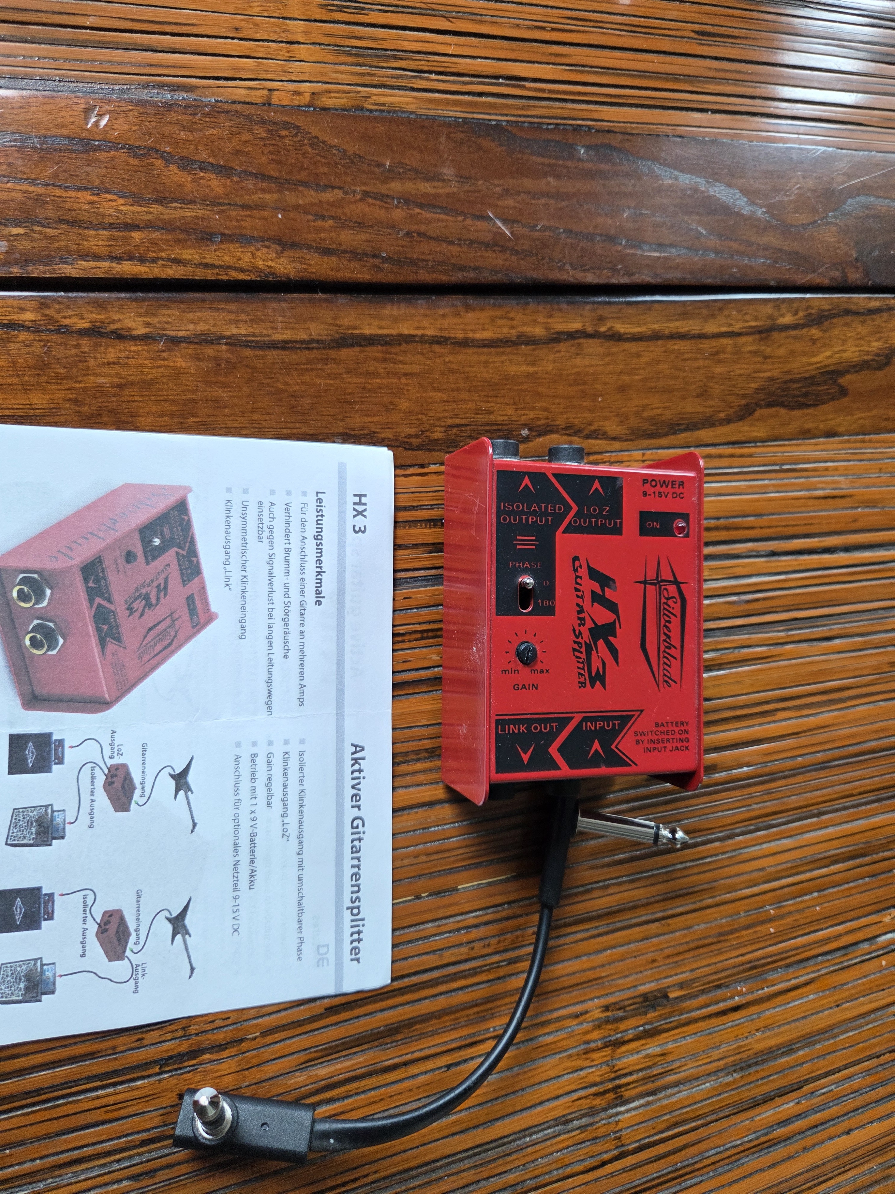 Splitter signal guitare Silverblade HX3