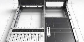 NEVE V66 Broadcast side-car 12 pistes in line à remonter soi-même état exceptionnel