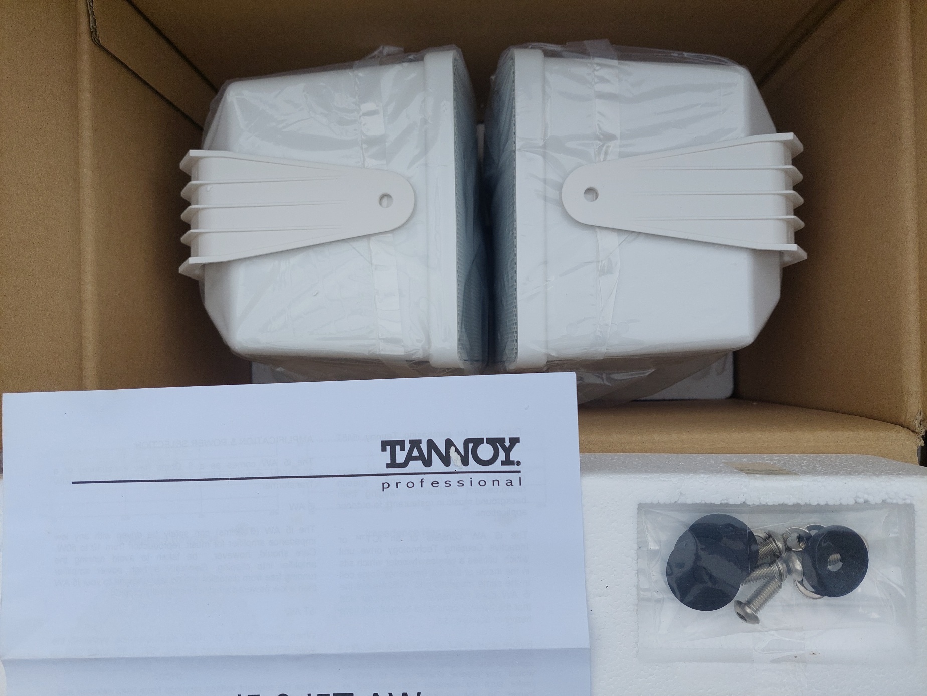 Tannoy i5 / i5T AW blanche enceinte installation murale pro – excellent état