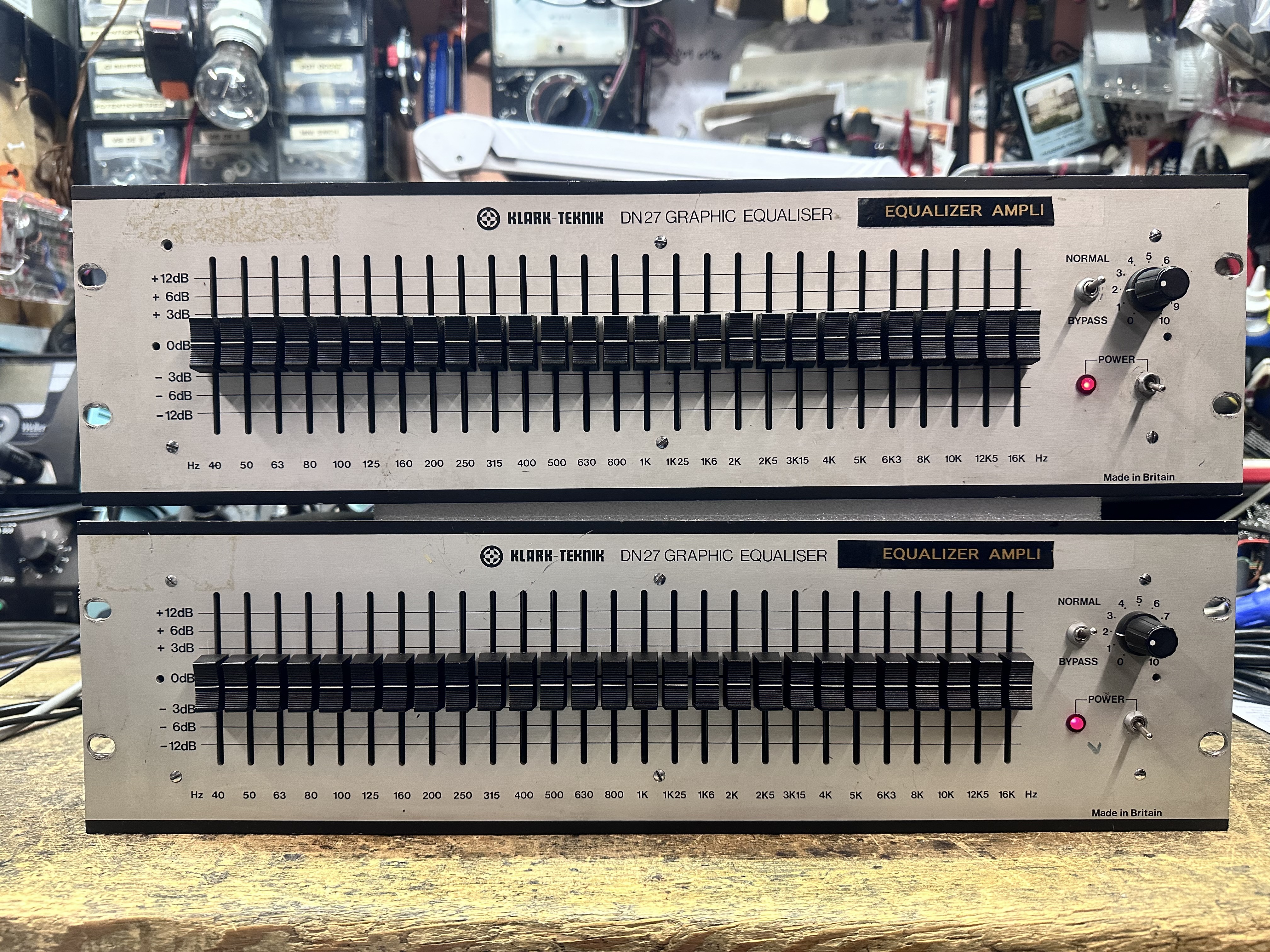 Lot de deux égaliseurs, DN 27