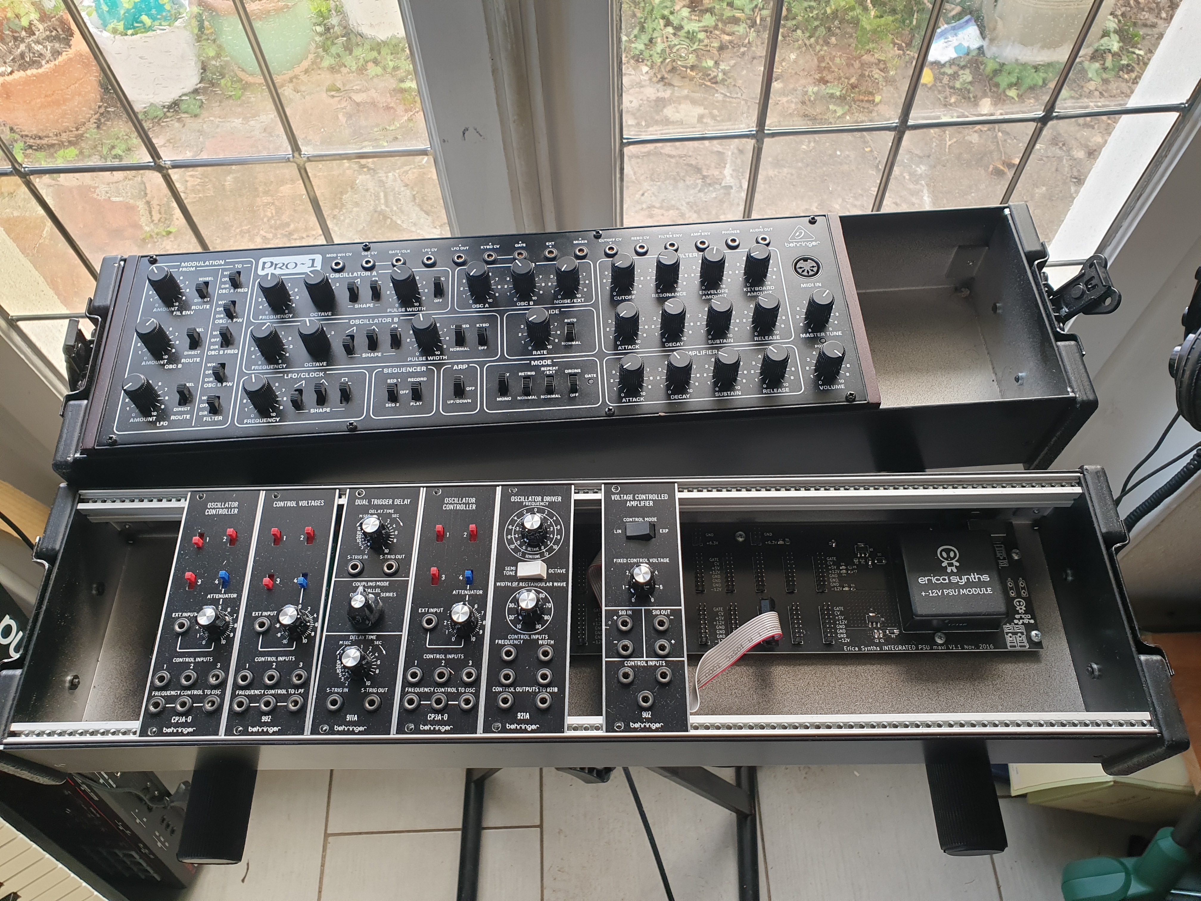 Erica synths 104hp case skiff eurorack