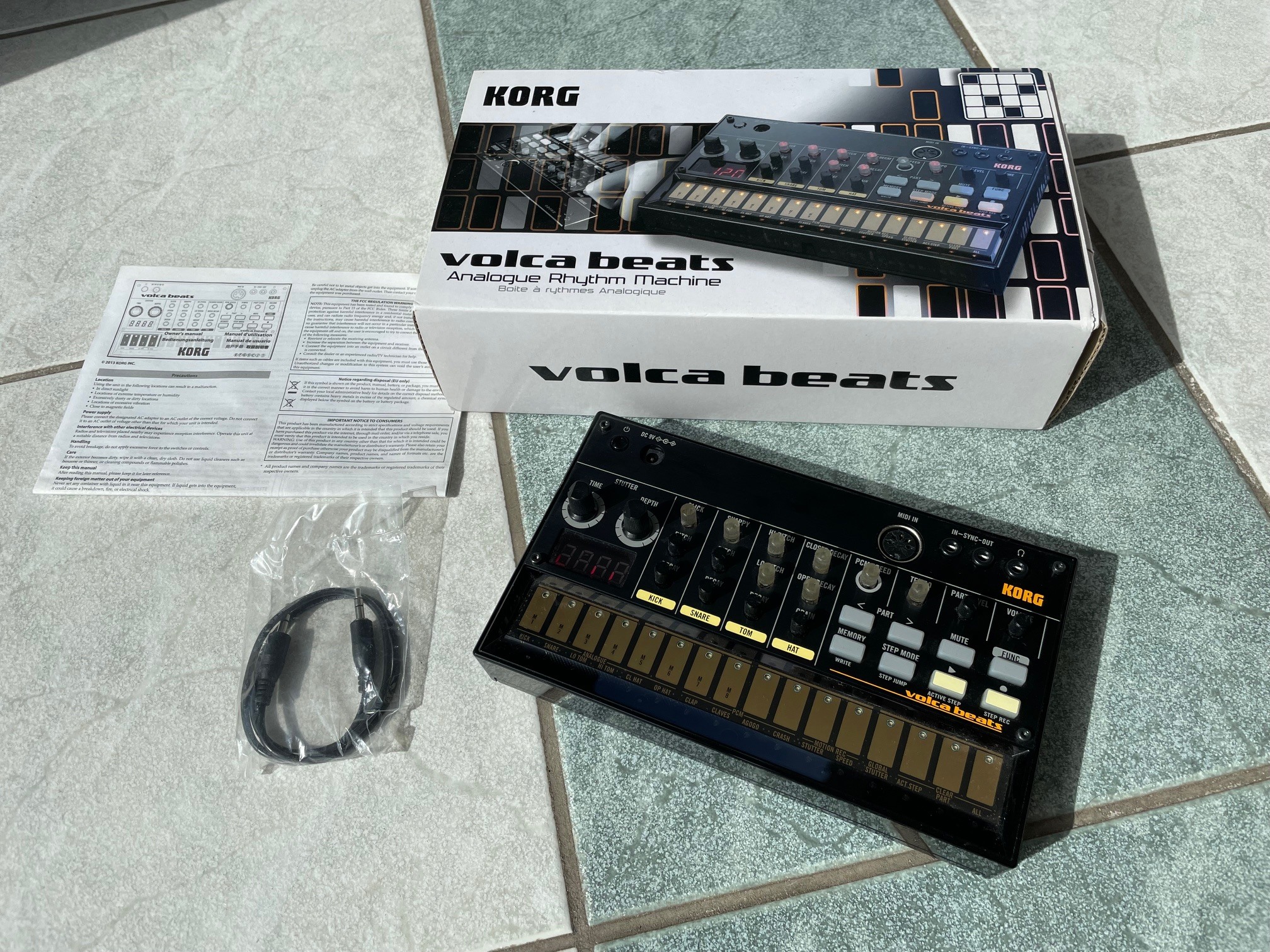 Korg Volca Beats, complet, excellent état