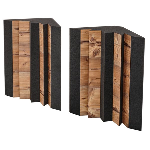 2 corner bass trap (the t.akustik Highline CBT1 Silver Spruce)