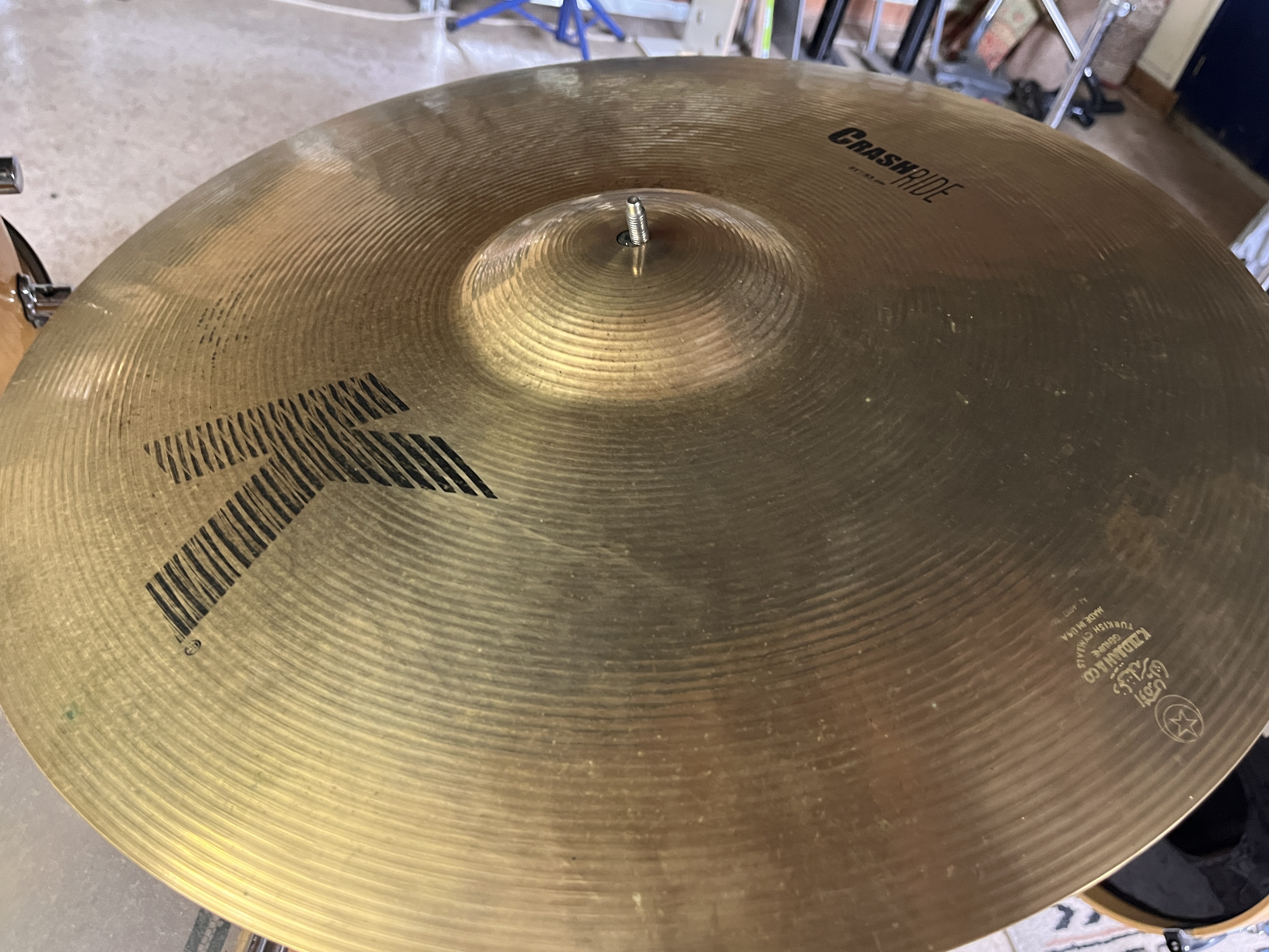 Vends crash ride Zildjian K 21"