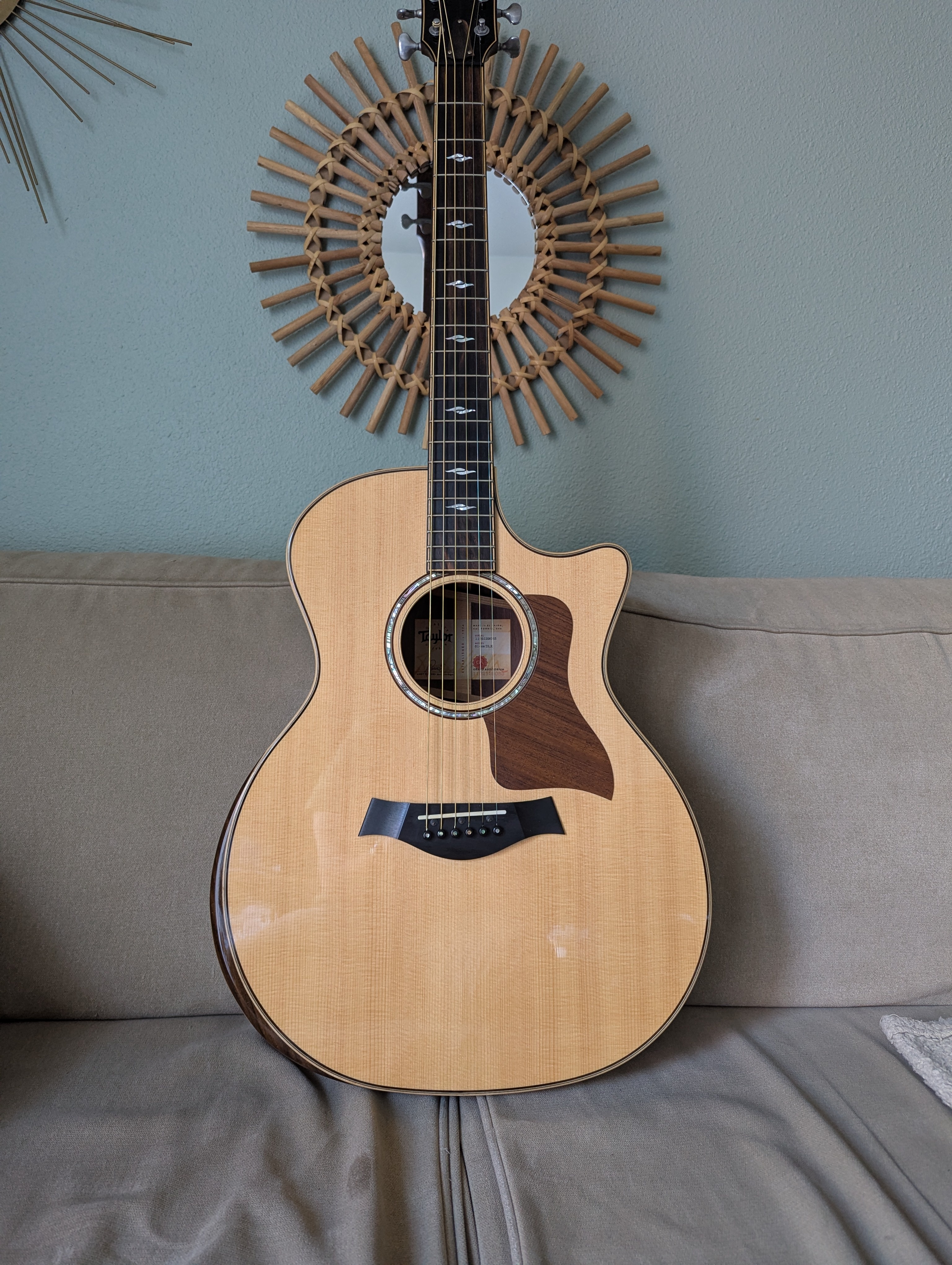 Taylor 814ce DLX V-Class 2019 État Exceptionnel