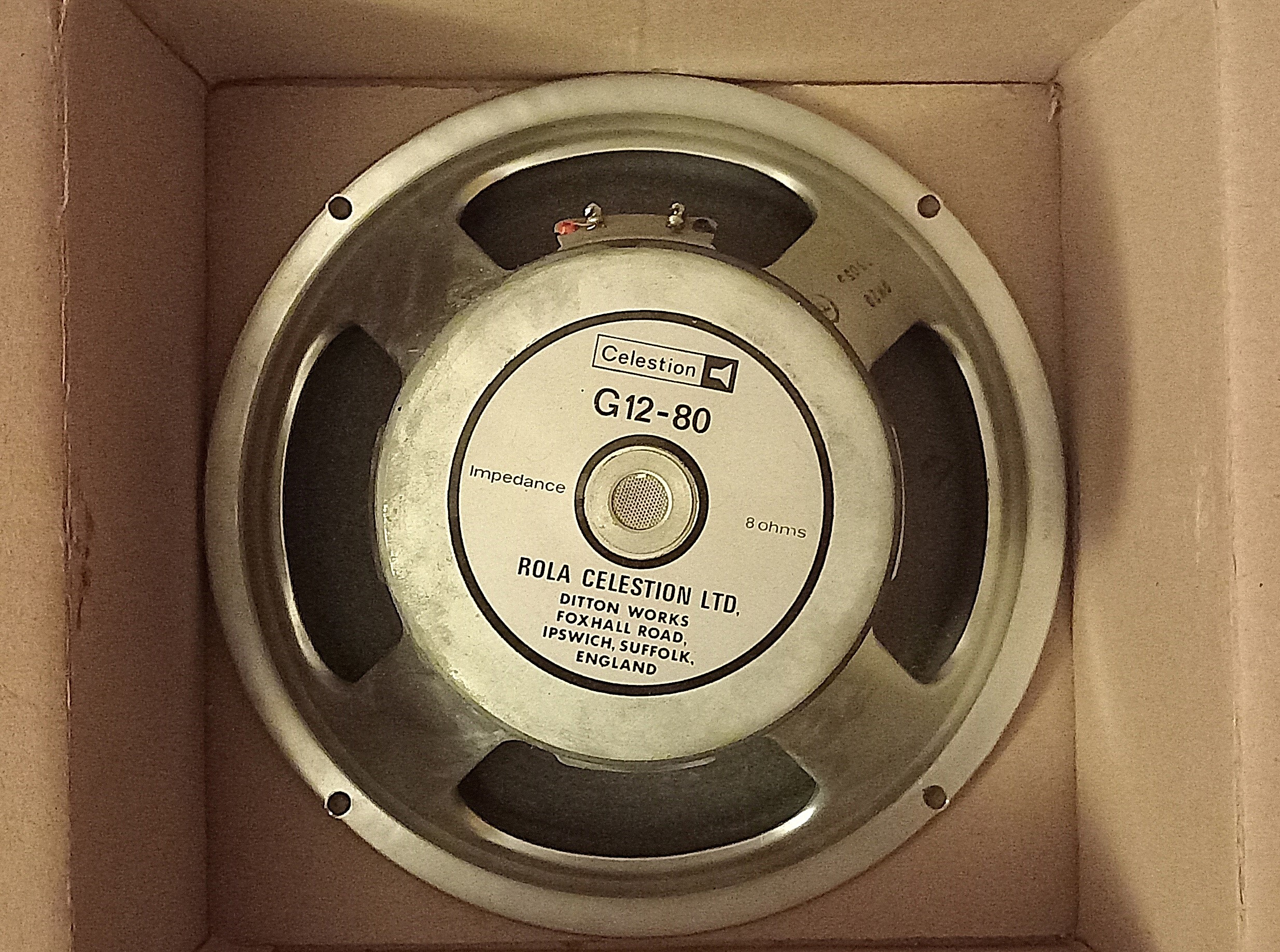 HP Celestion Rola G12-80 (1981) cone 1777