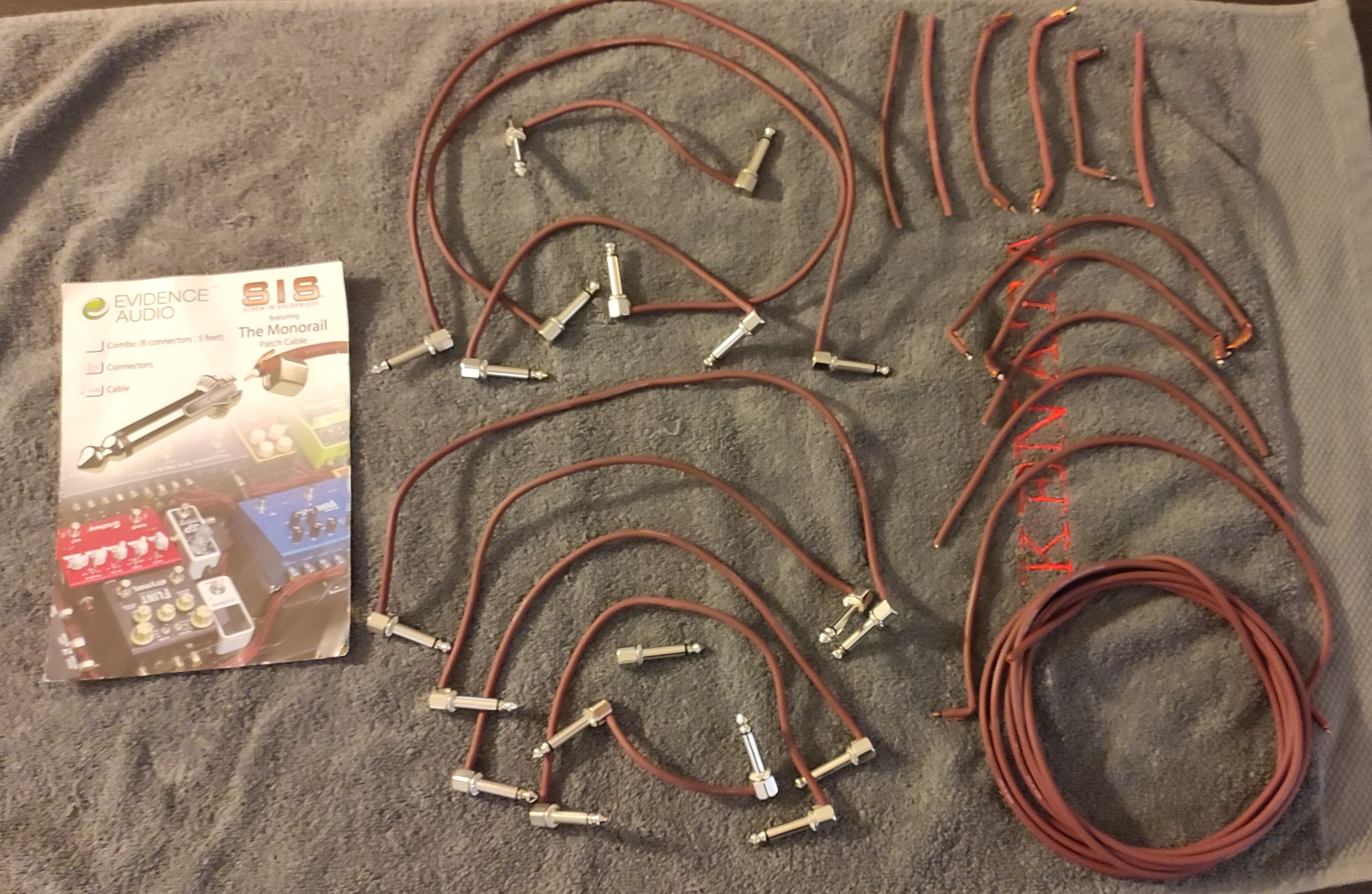 Cable Patch Solderless Evidence Audio