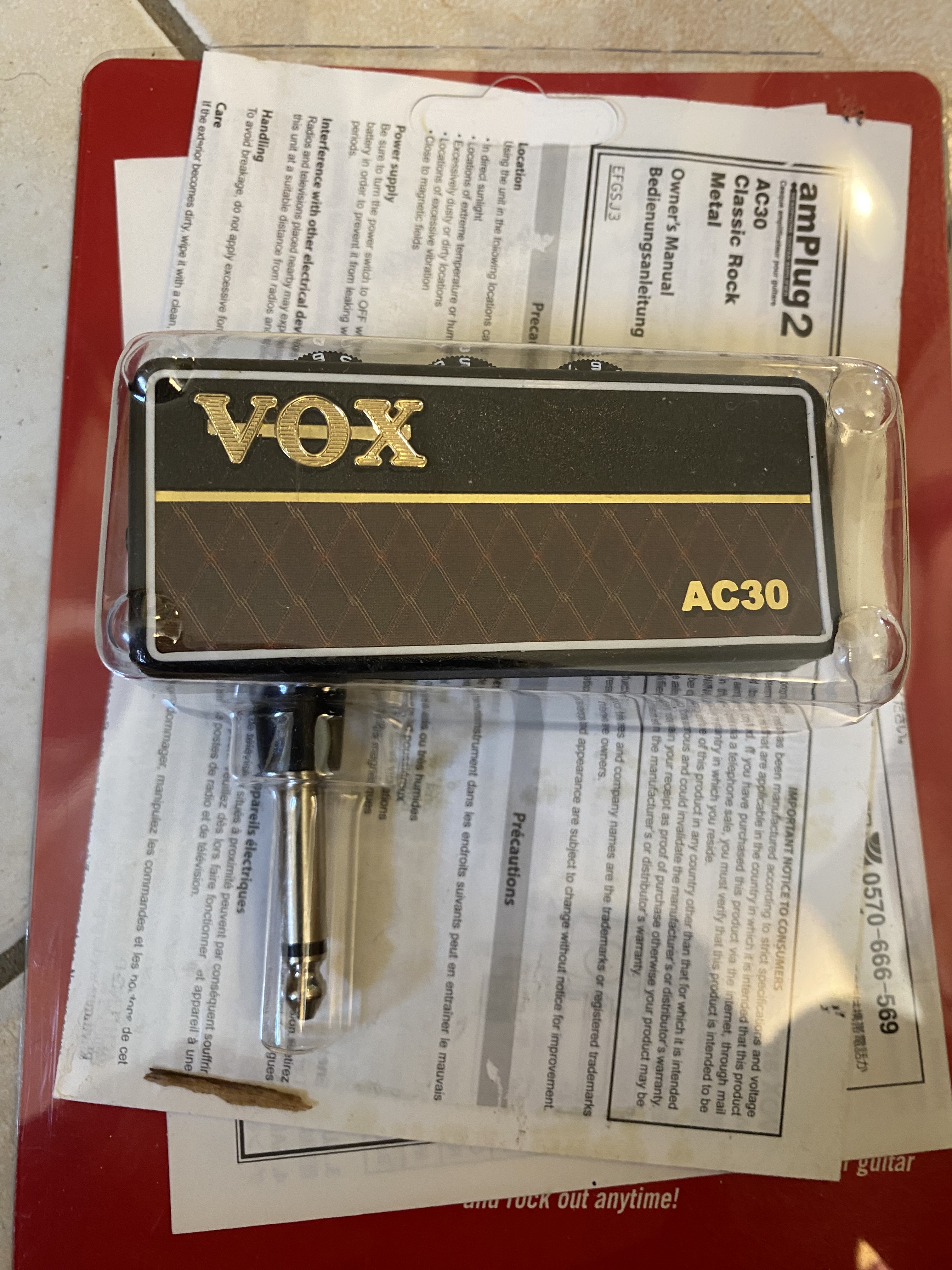 vends amplug 2 classic rock vox 