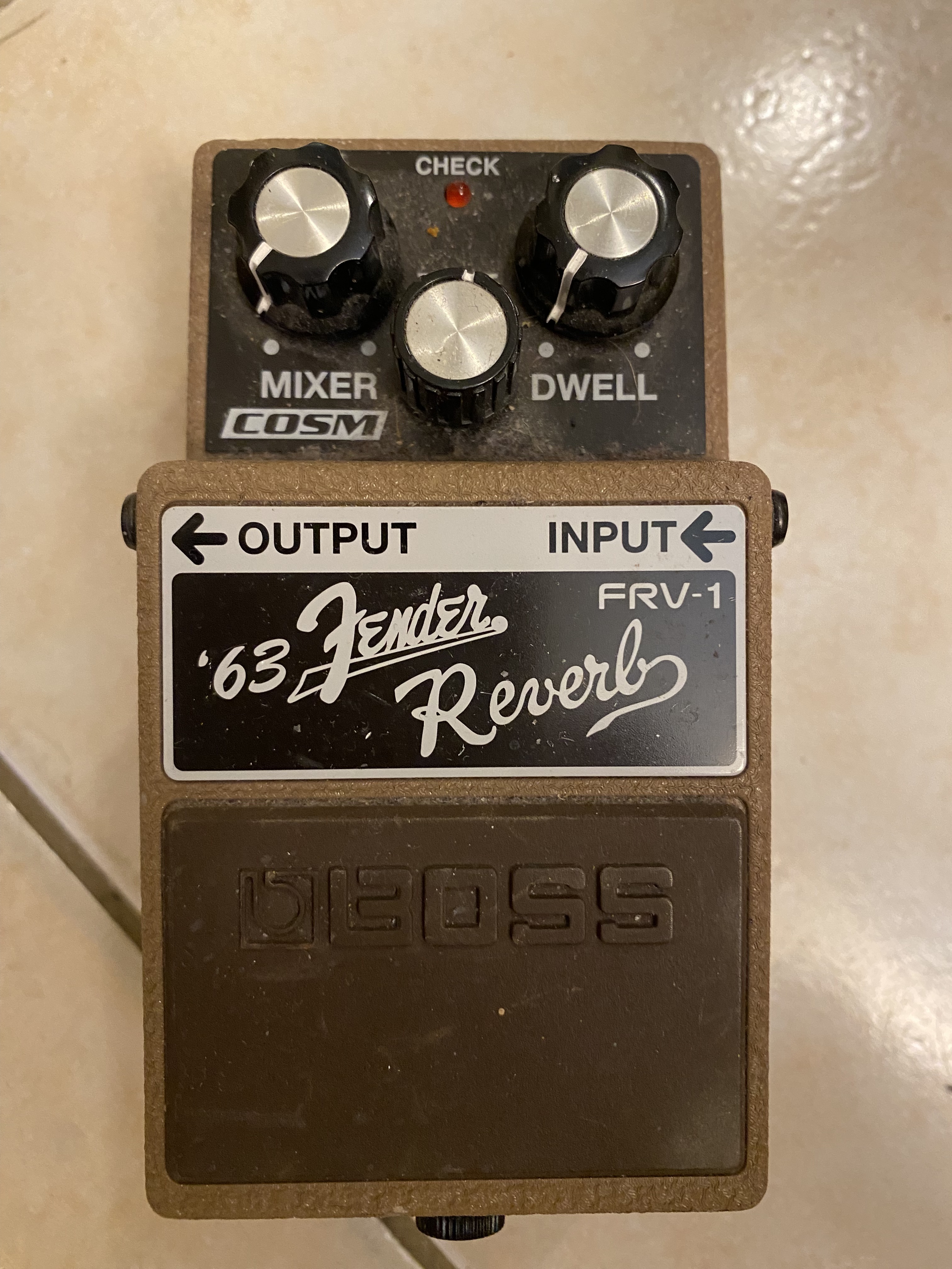 vends pédale boss 63 fender reverb 