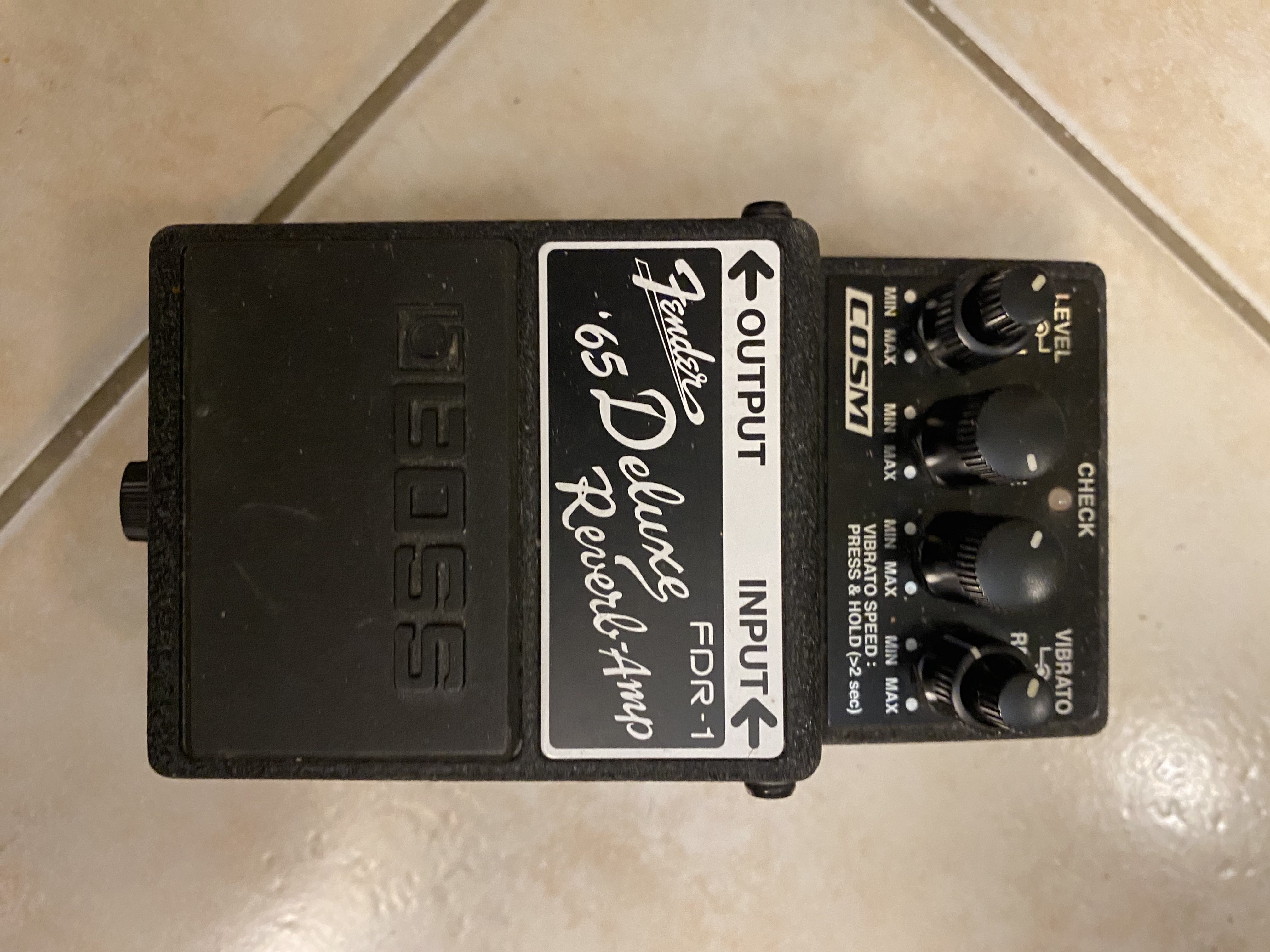 vends pédale boss fdr-1 fender 65 deluxe reverb amp