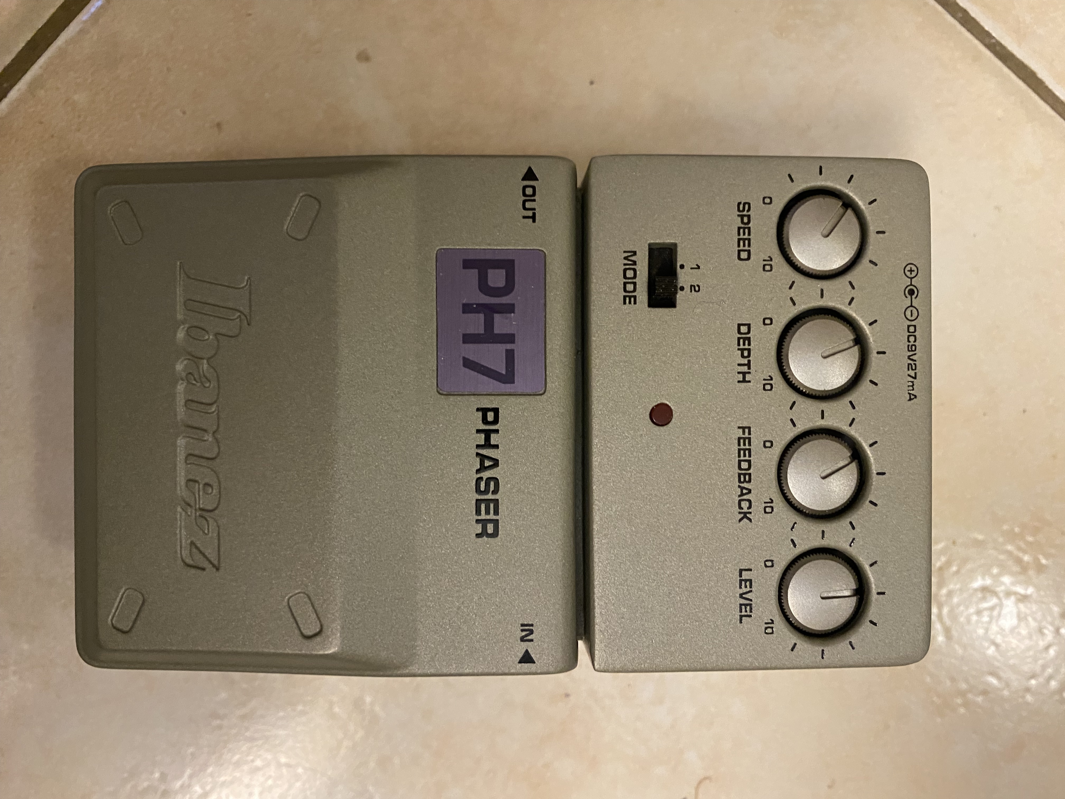 vends pédale ph7 phaser ibanez