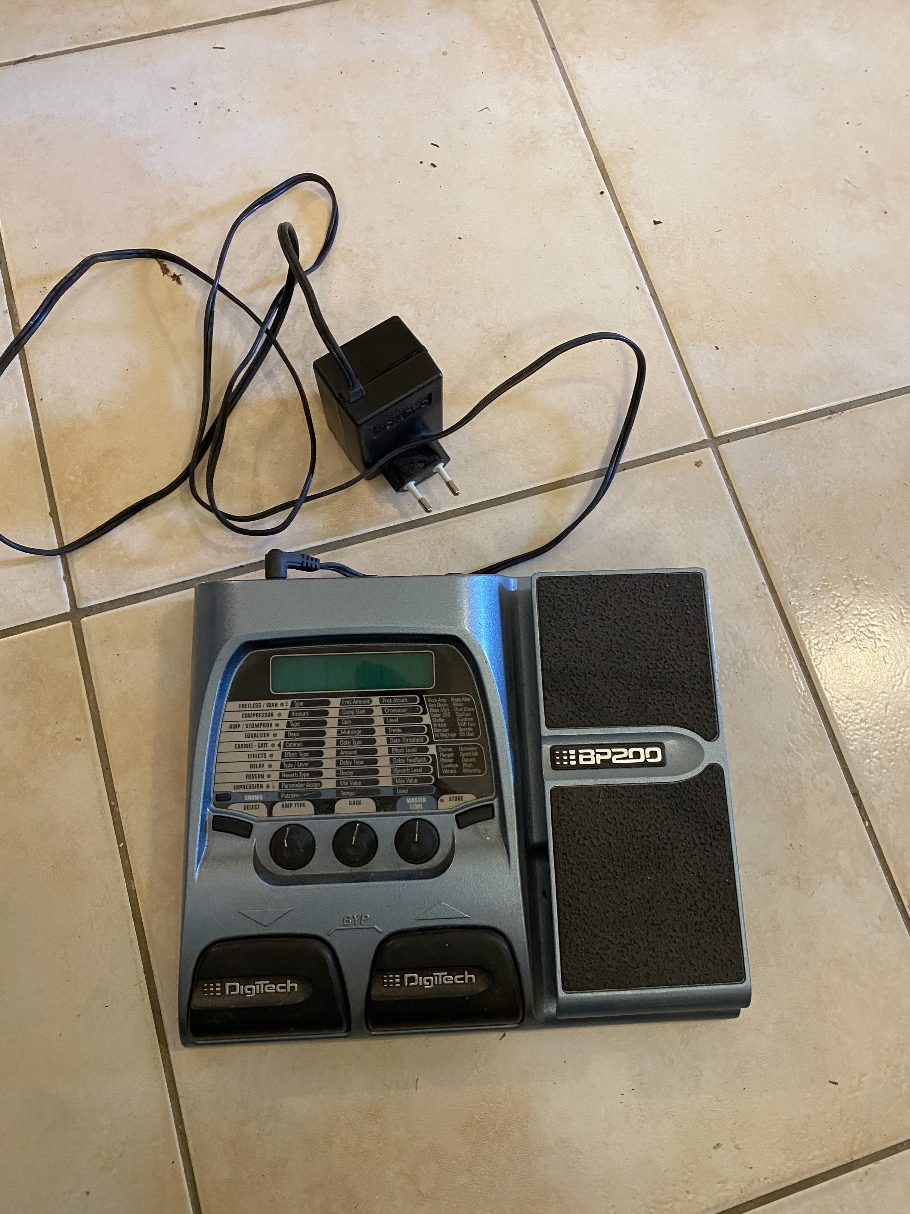 vends pédale digitech bp 200