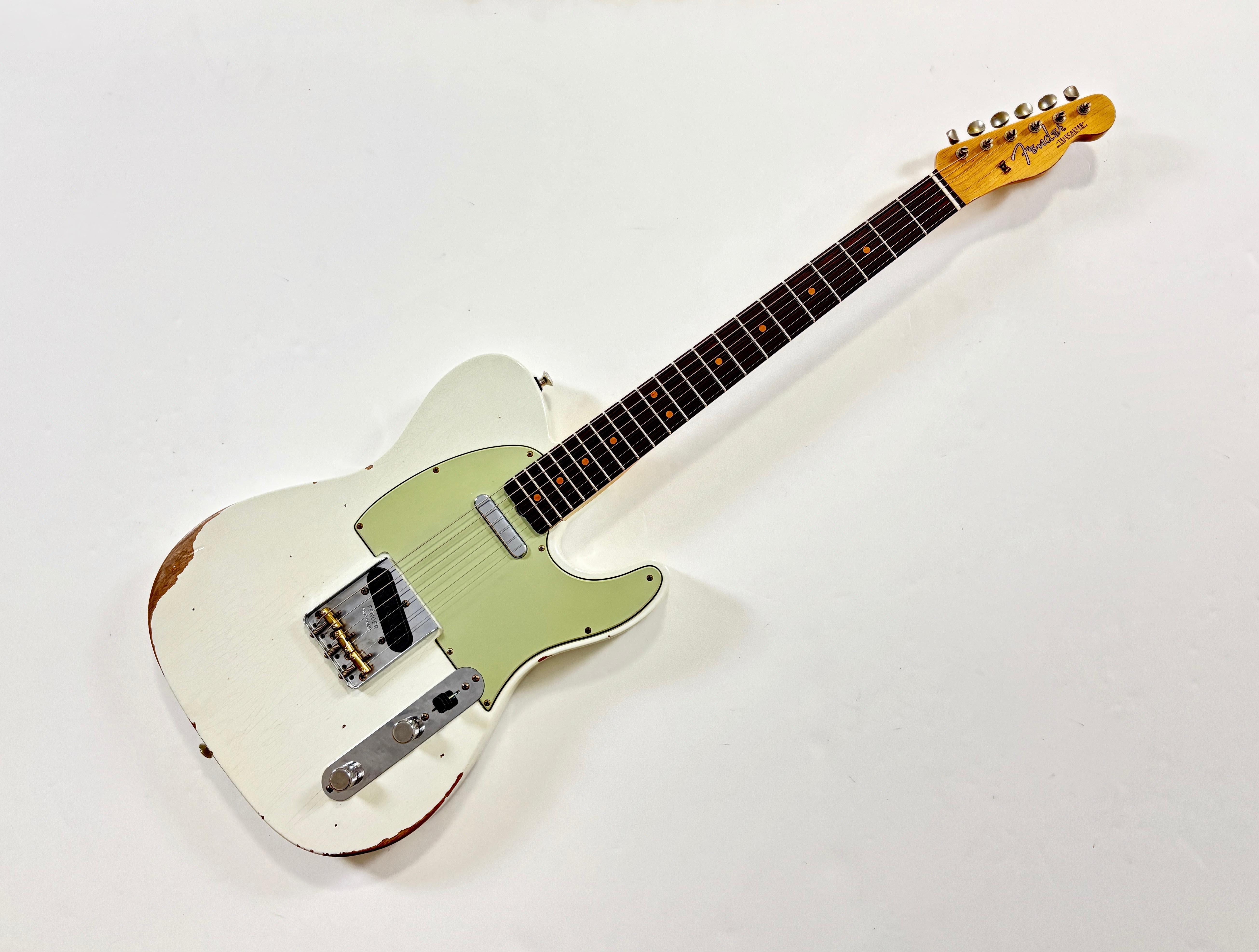Fender Telecaster 1963 Relic Custom Shop 2025 Aged Olympic White Time Machine