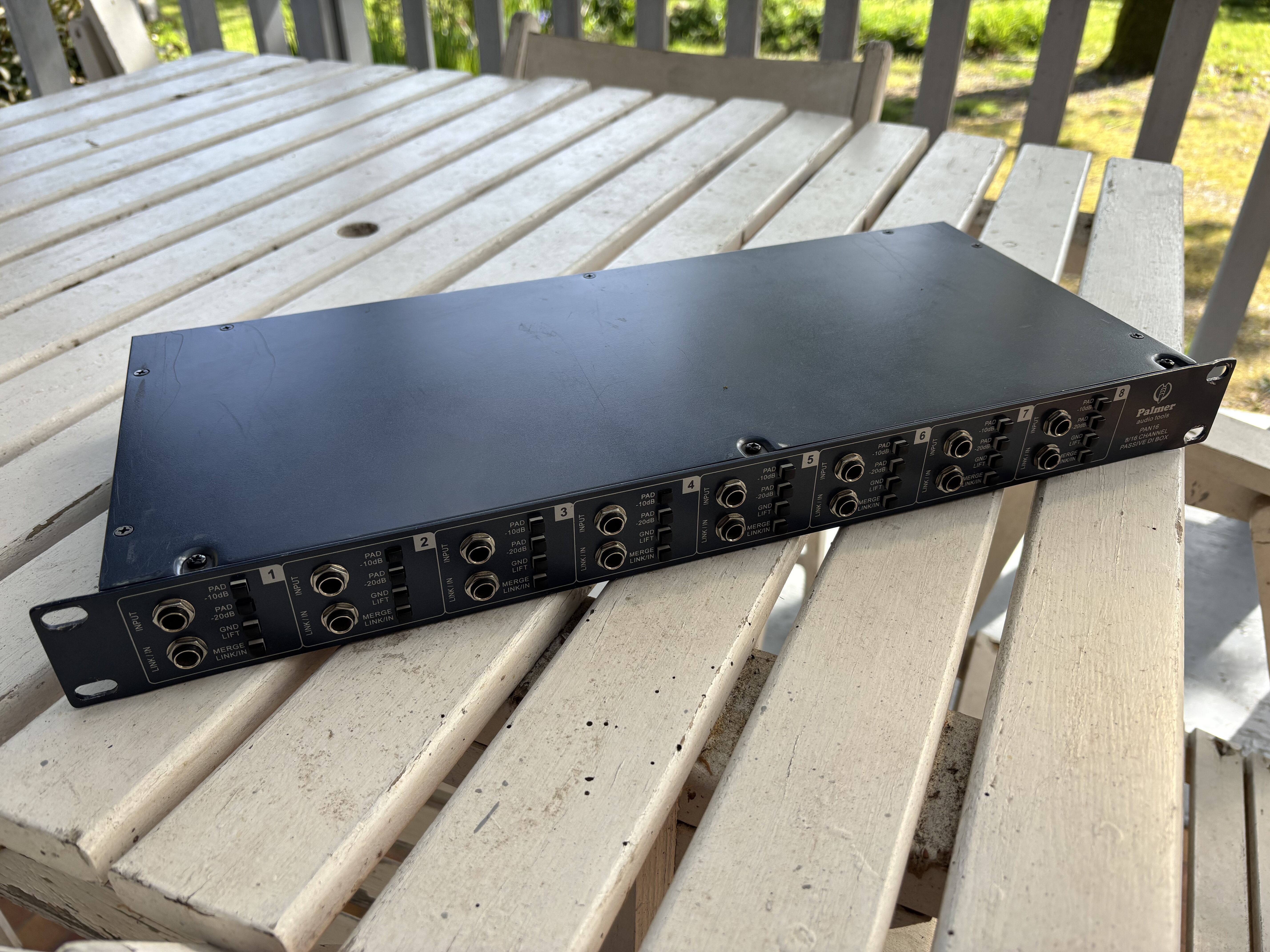 Vends Palmer PAN16 – Rack DI 16 canaux